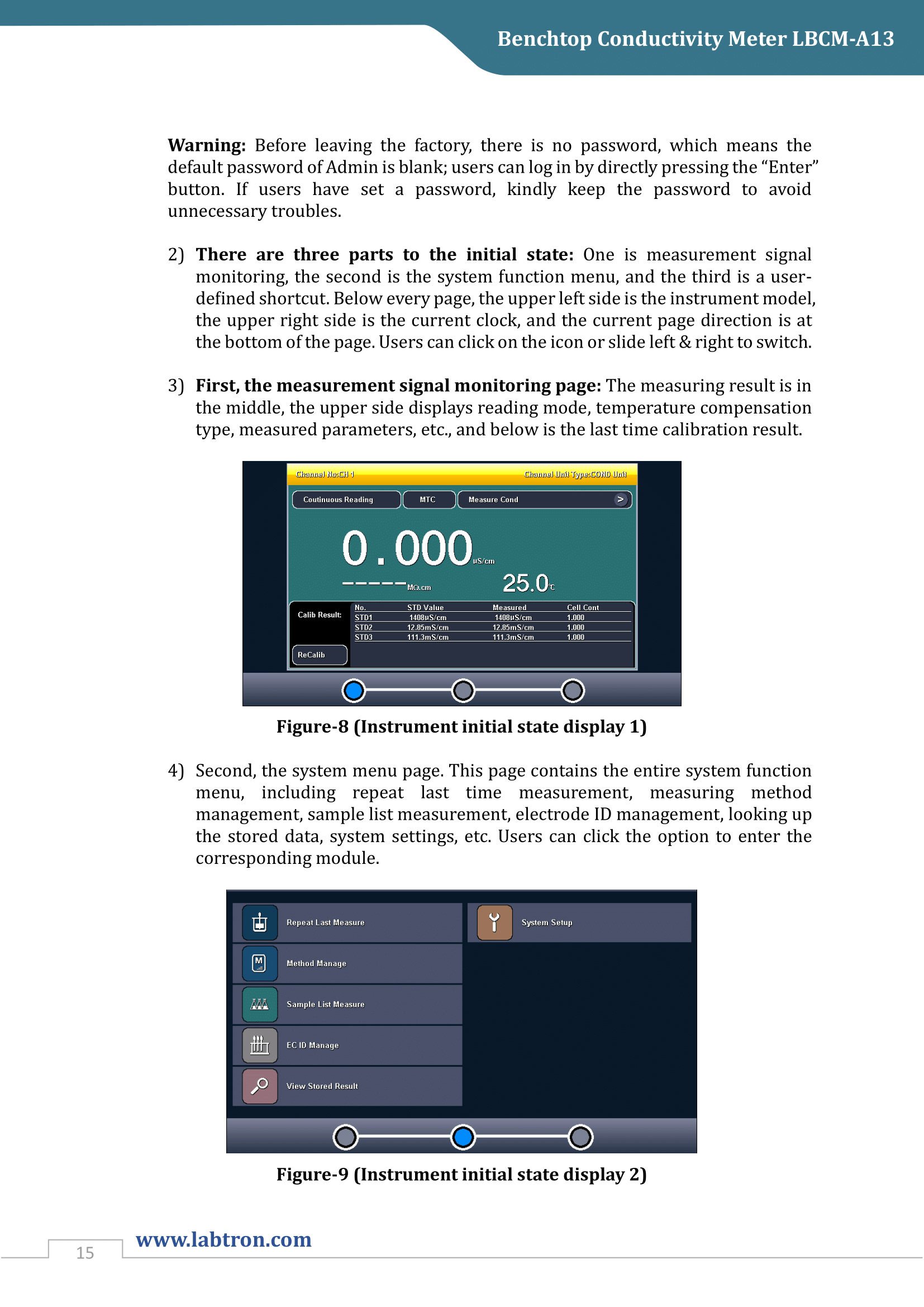 Benchtop Conductivity Meter LBCM-A13 Manual