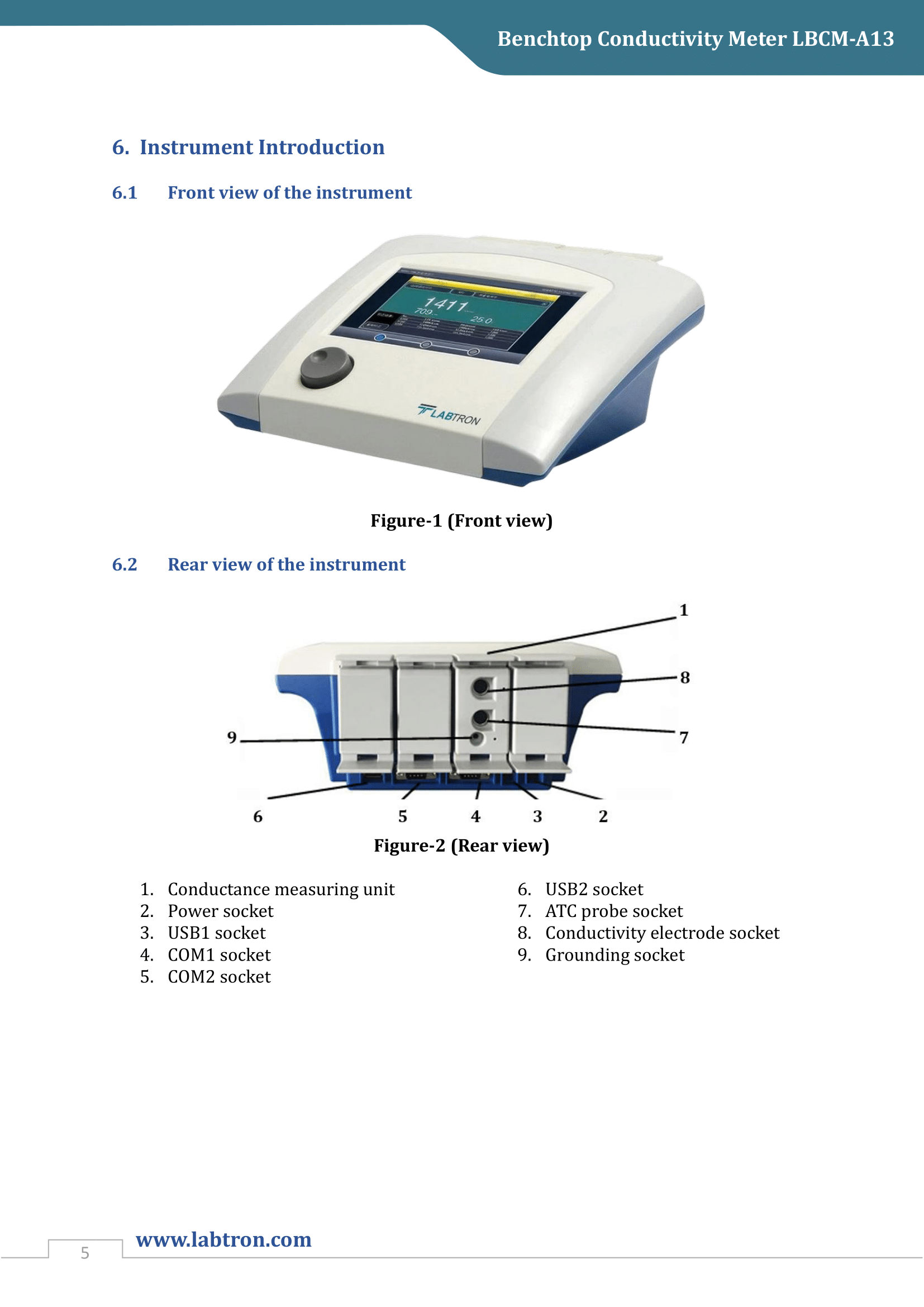 Benchtop Conductivity Meter LBCM-A13 Manual
