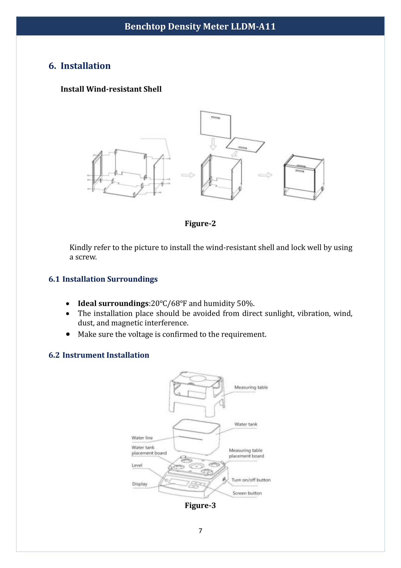 Benchtop Density Meter LLDM-A11 Manual