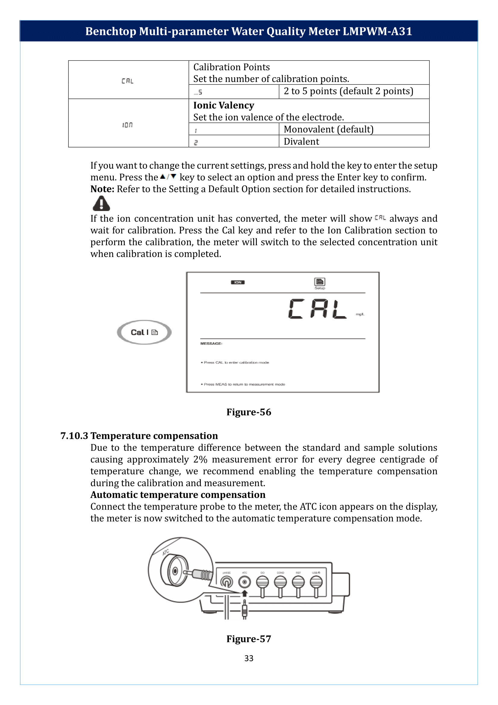 Benchtop Multi-parameter Water Quality Meter LMPWM-A31 Manual
