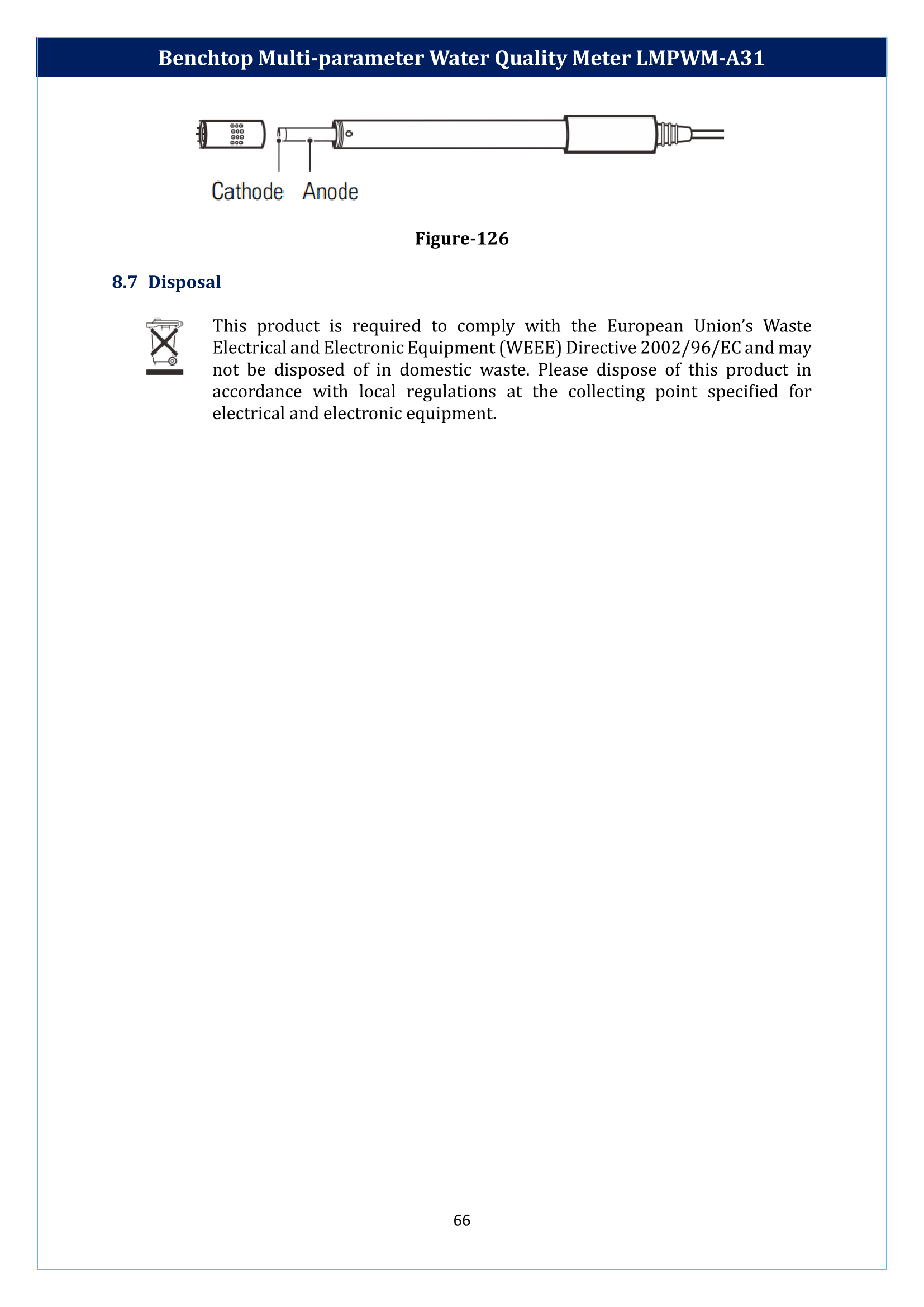 Benchtop Multi-parameter Water Quality Meter LMPWM-A31 Manual