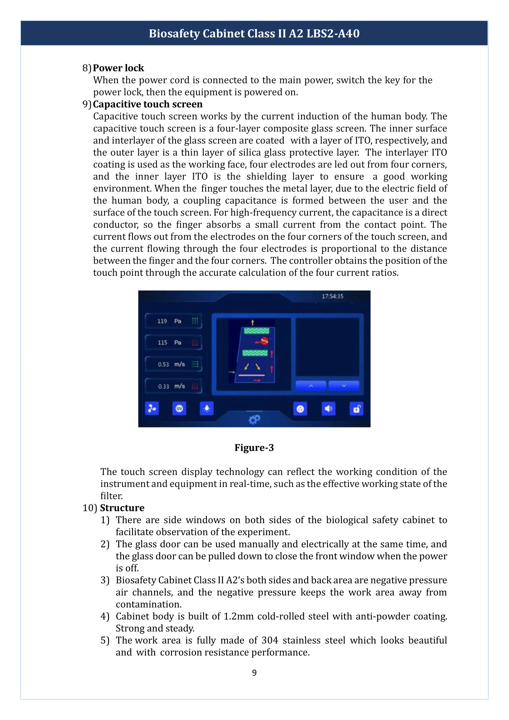 Biosafety Cabinet Class II A2 LBS2-A40 Manual