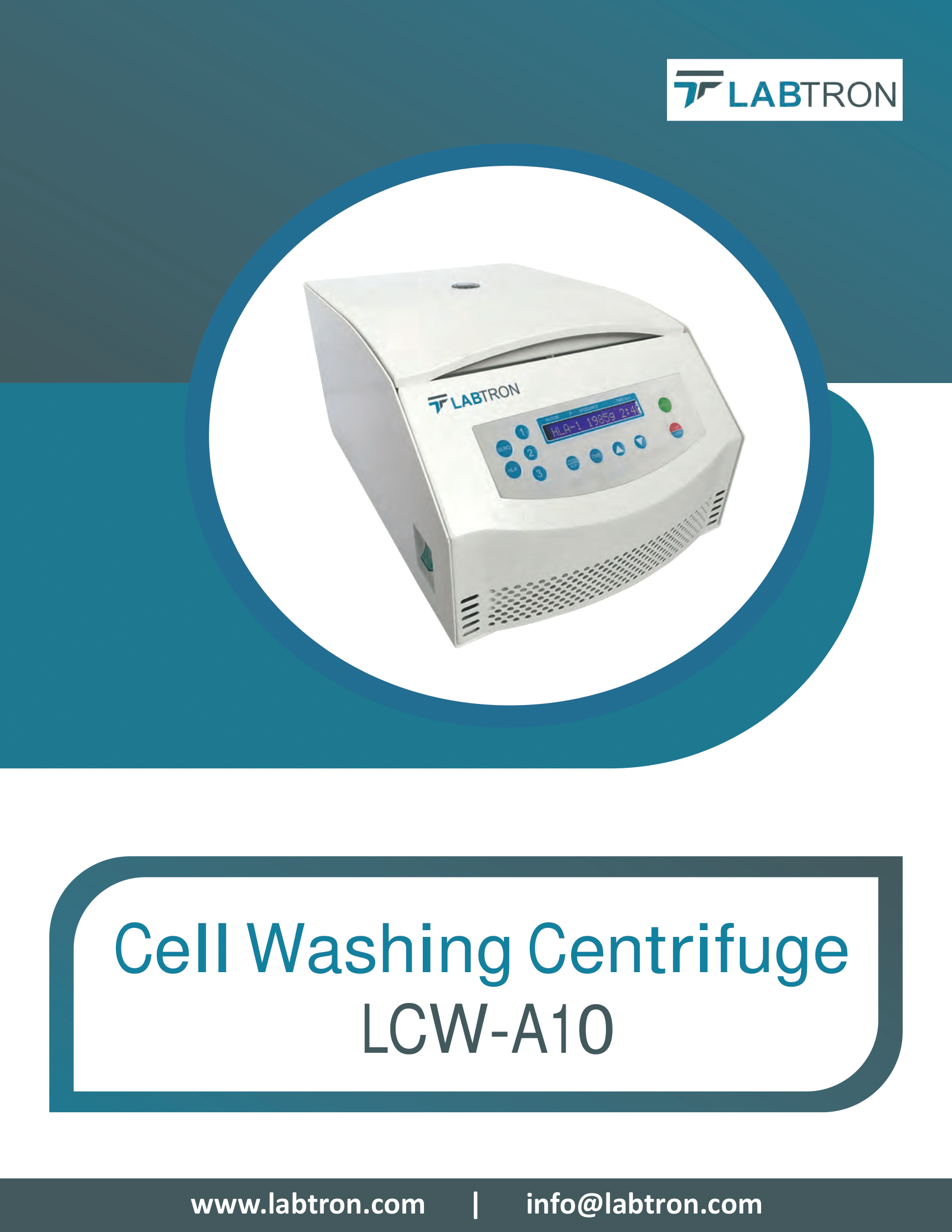 Cell Washing Centrifuge LCW-A10 Manual