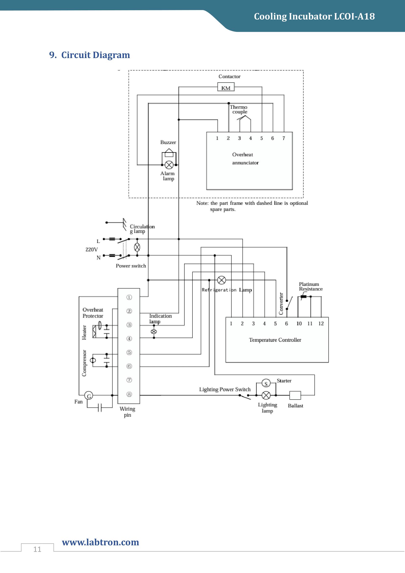 Cooling Incubator LCOI-A18 Manual