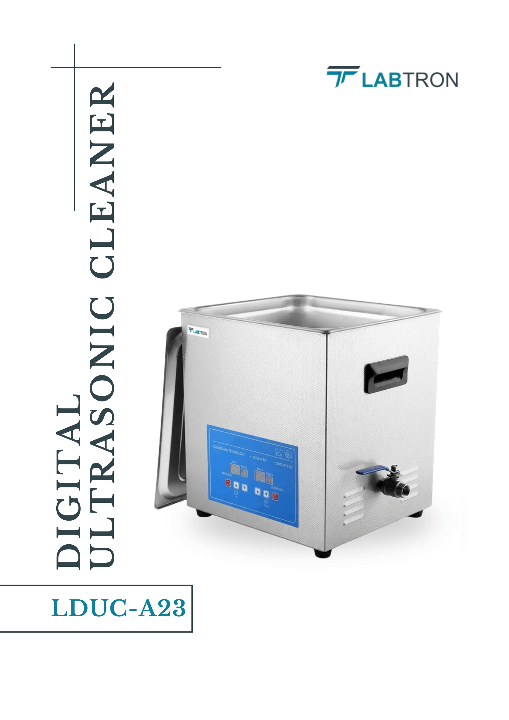 Digital Ultrasonic Cleaner LDUC-A23 Manual