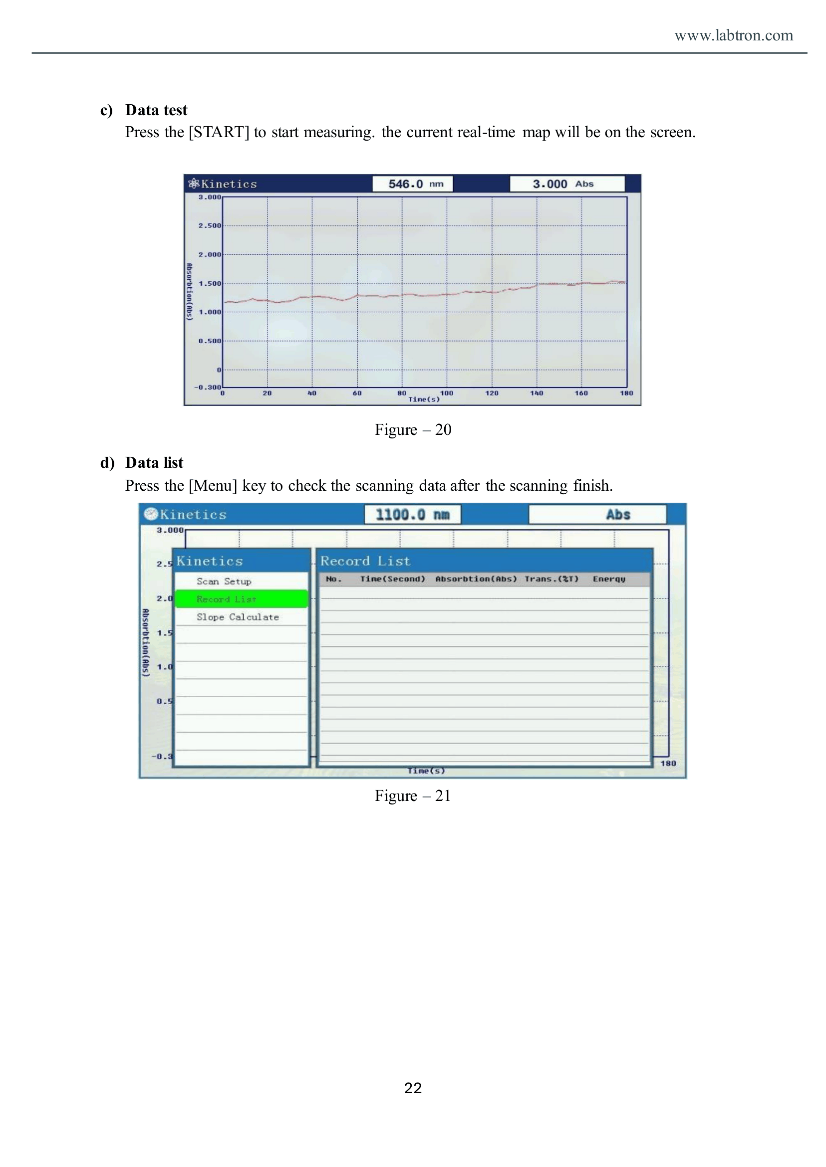 Double Beam UV-Vis Spectrophotometer LUS-B10 Manual