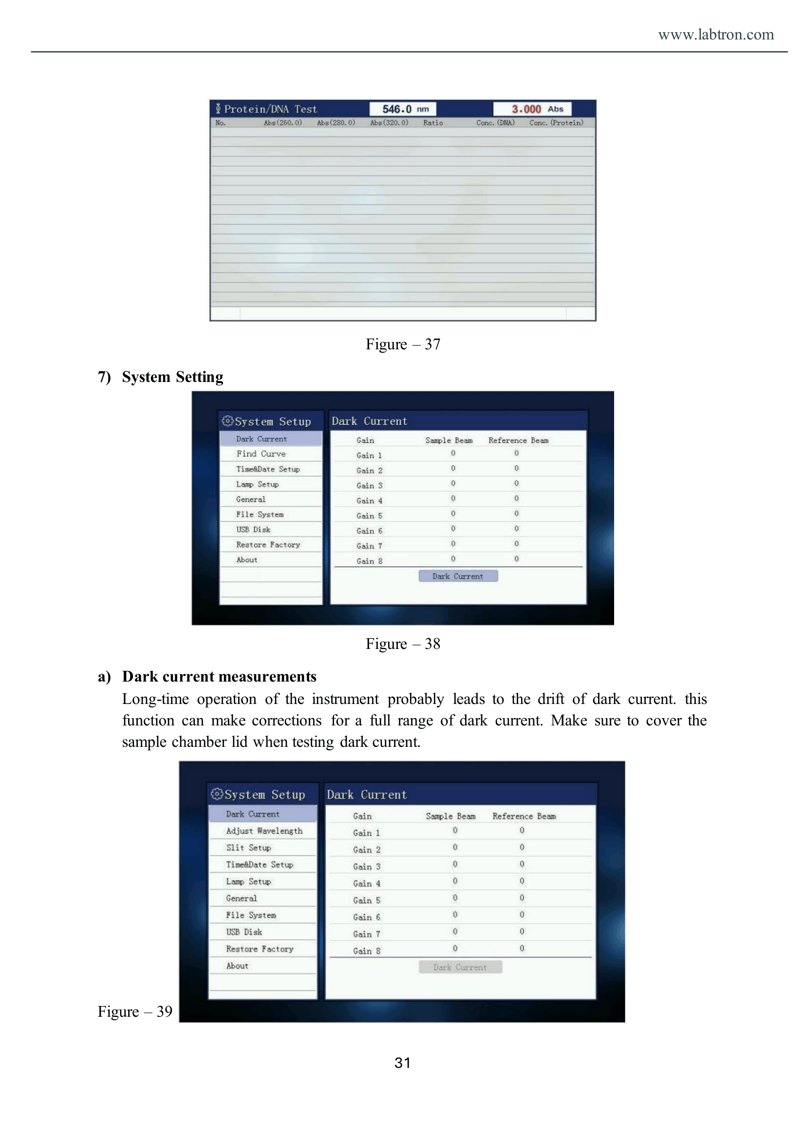 Double Beam UV-Vis Spectrophotometer LUS-B10 Manual