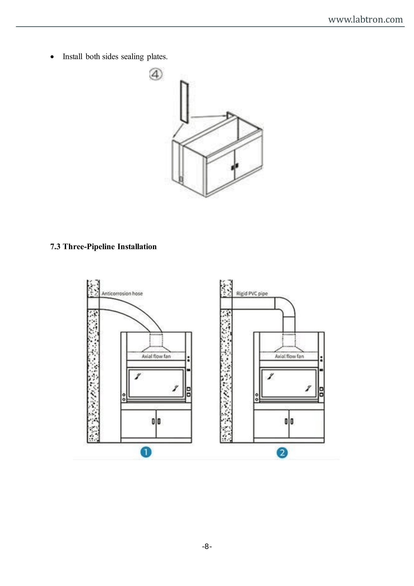 Ducted Fume Hood LFH-B12 Manual