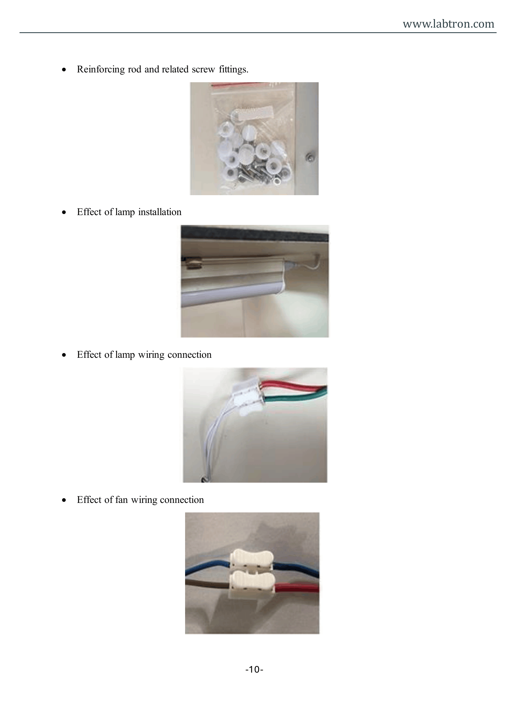 Ducted Fume Hood LFH-B12 Manual