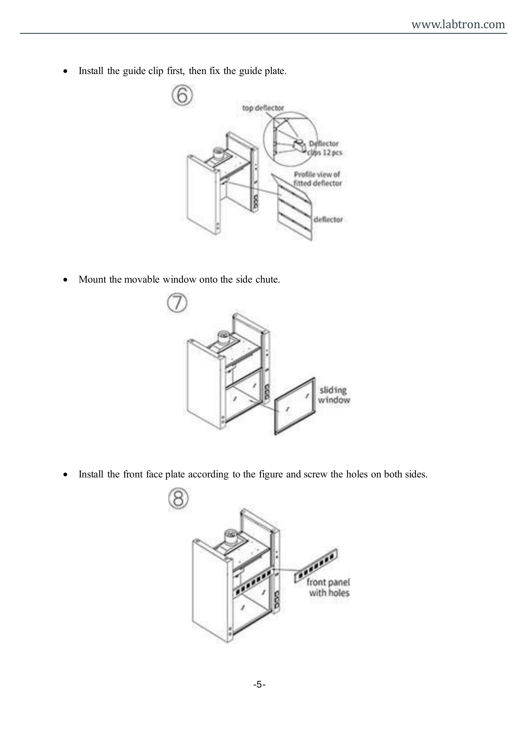Ducted Fume Hood LFH-B12 Manual