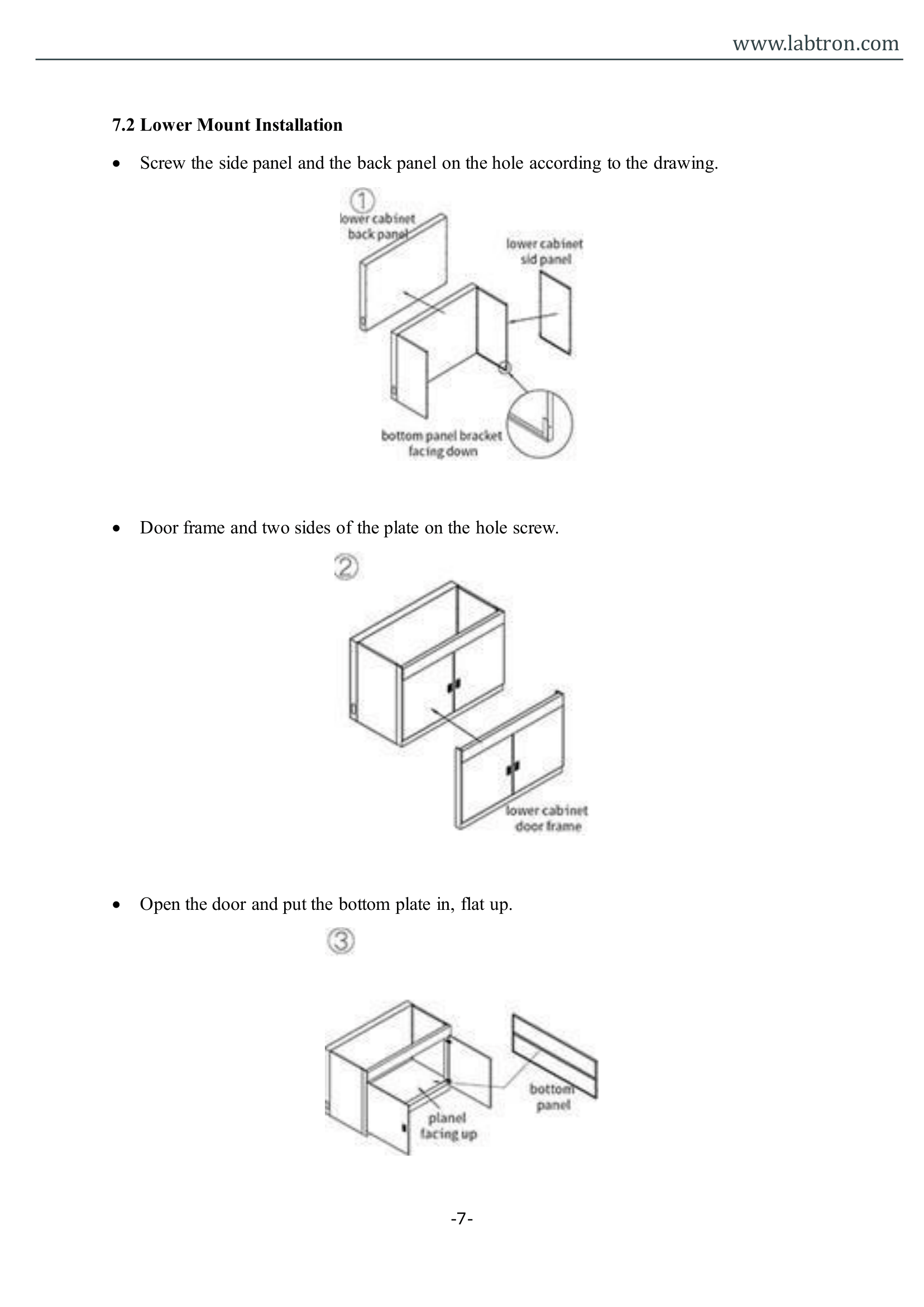 Ducted Fume Hood LFH-B12 Manual