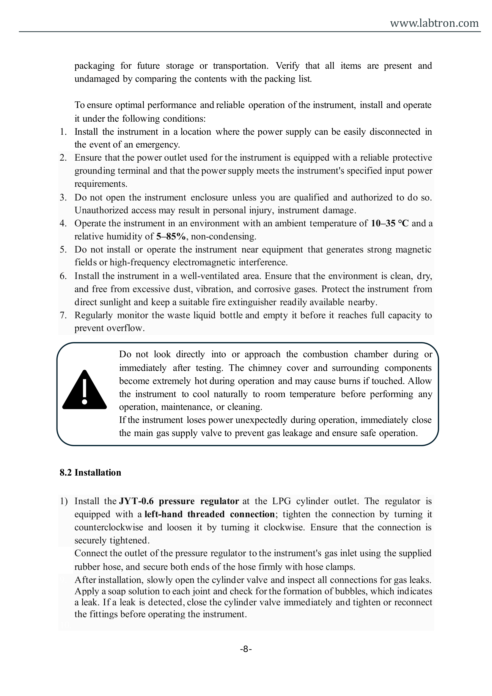 Flame Photometer LFP-B10 Manual