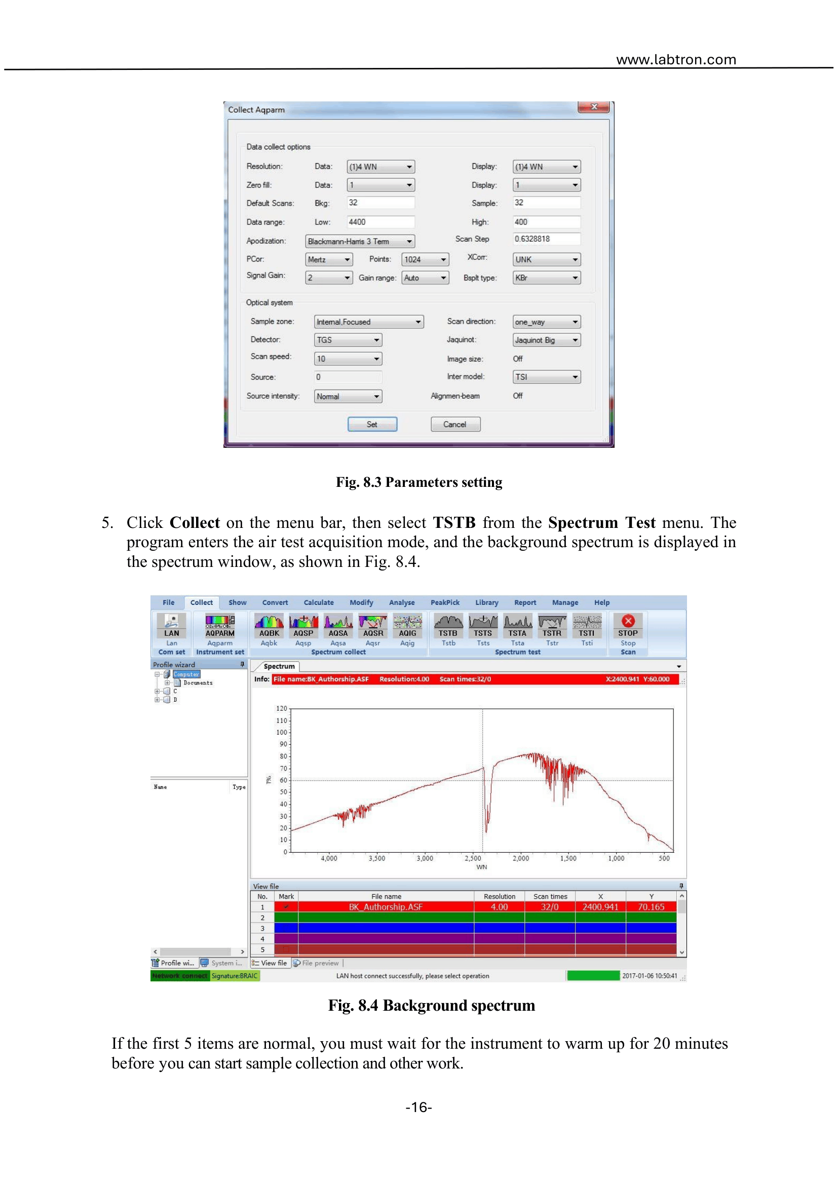 FTIR Spectrometer LIR-A10 Manual