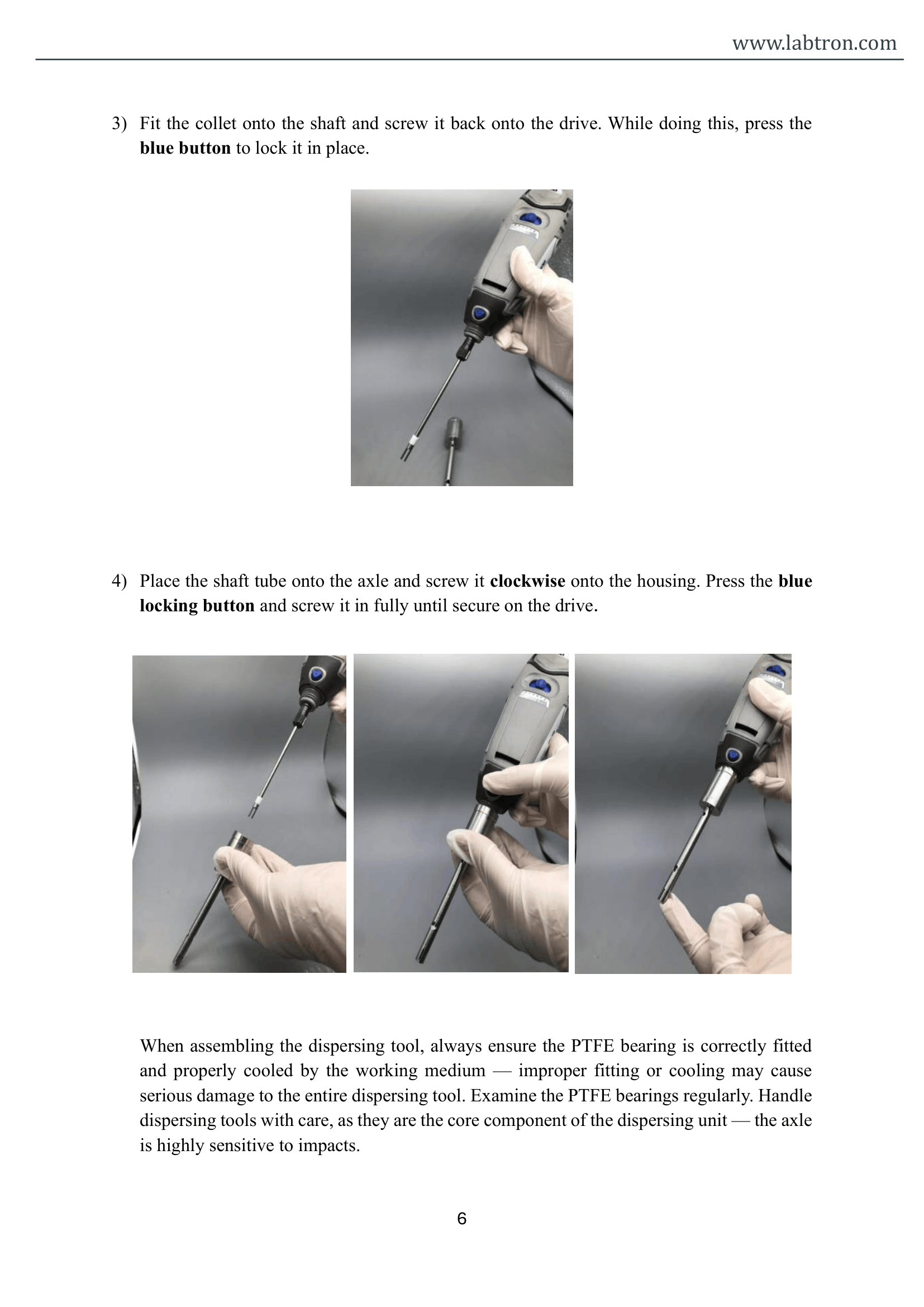 Handheld Homogenizer LHHH-A14 Manual