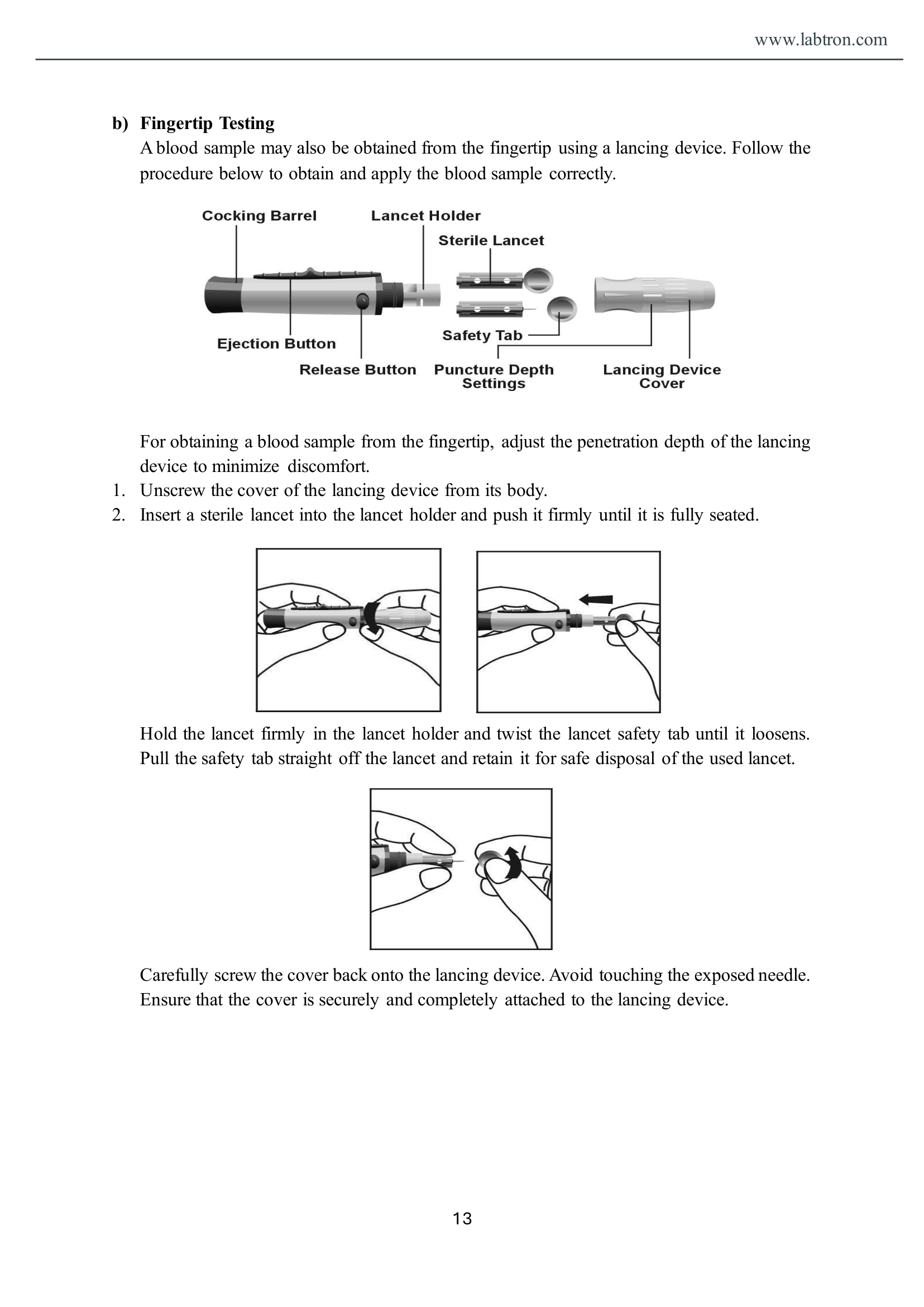 Hemoglobin Analyzer LAHA-A11 Manual