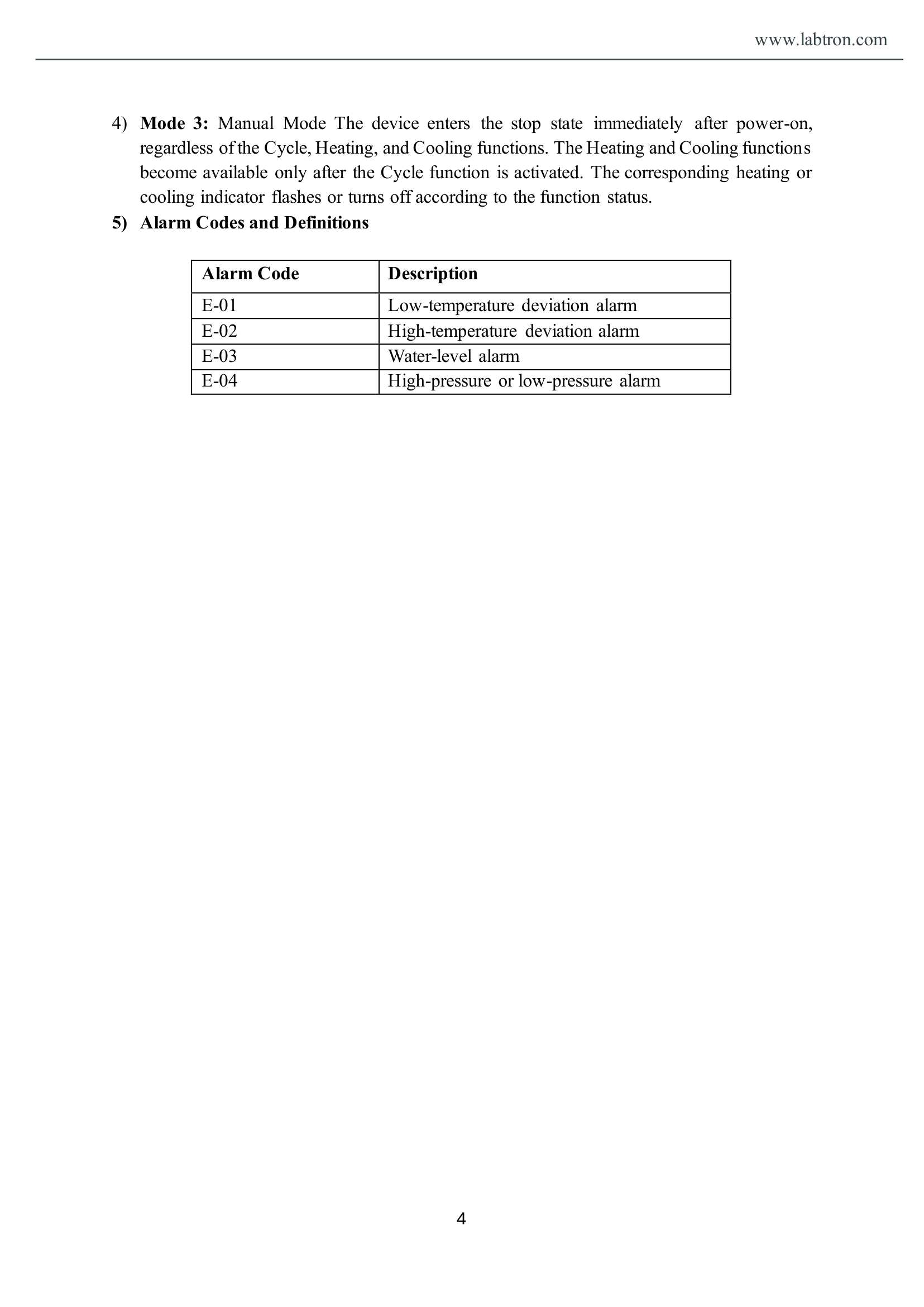 High Temperature Oil Bath LHOB-A25 Manual