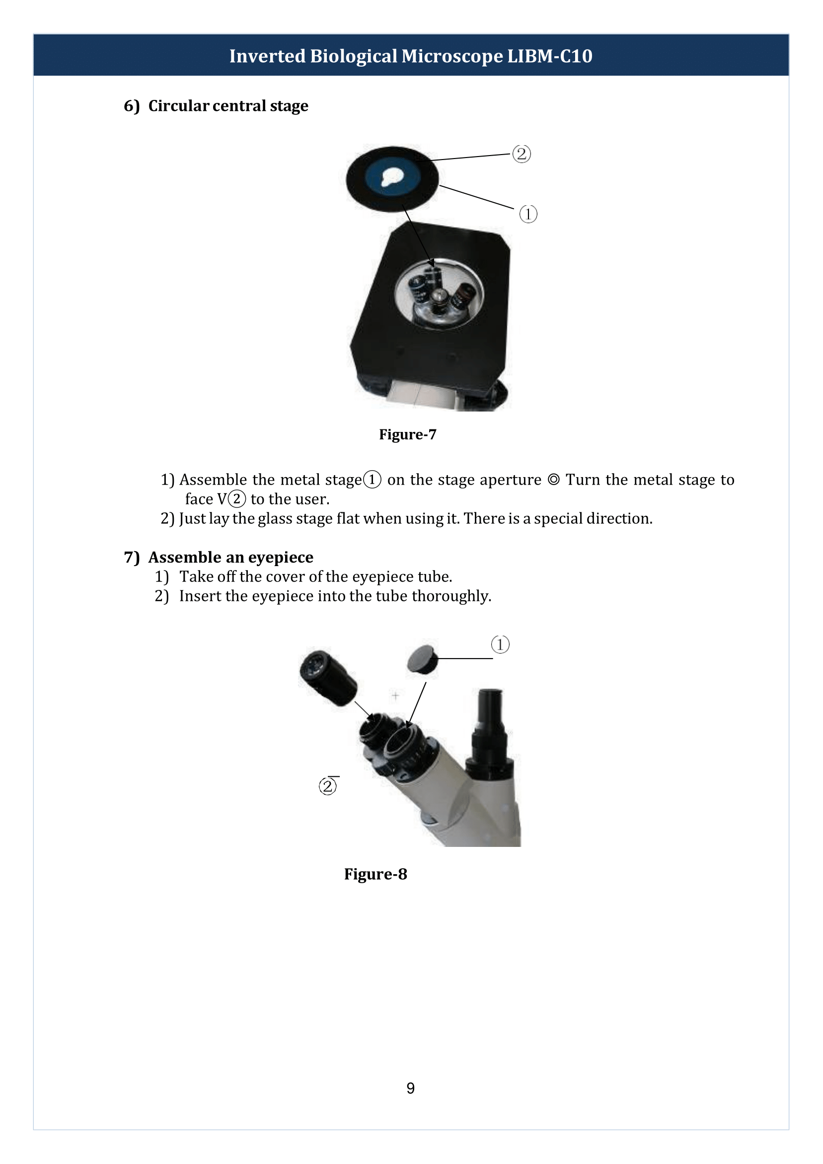 Inverted Biological Microscope LIBM-C10 Manual