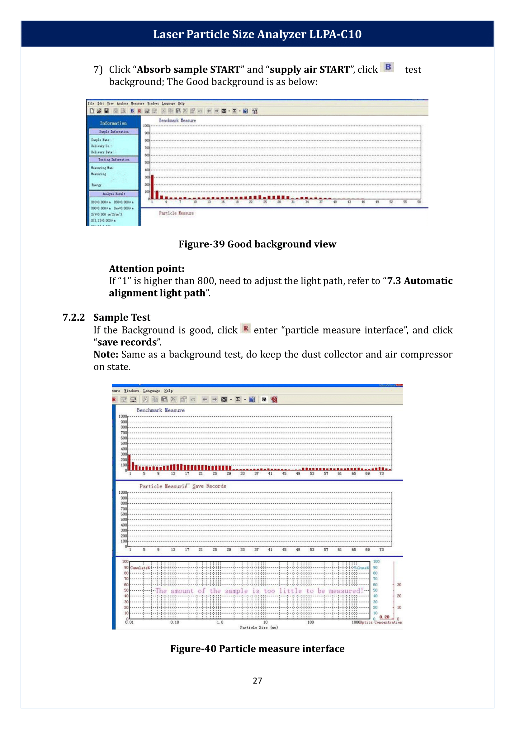 Laser Particle Size Analyzer LLPA-C10 Manual