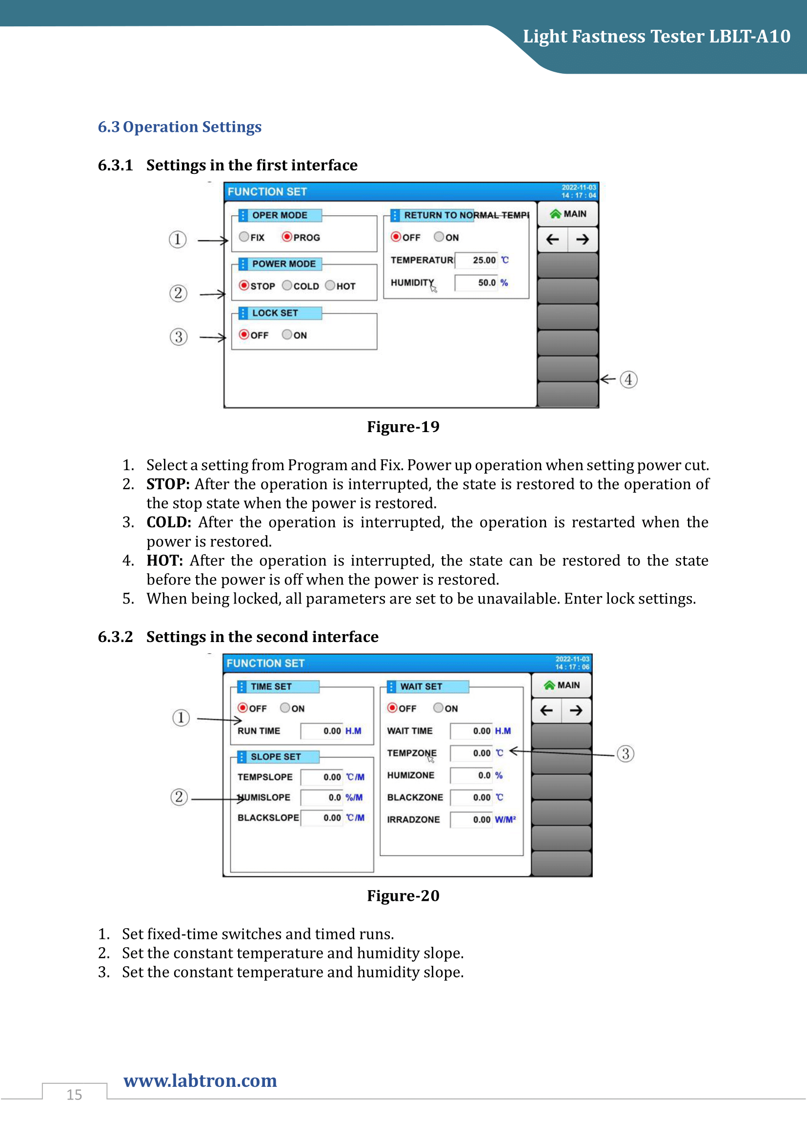 Light Fastness Tester LBLT-A10 Manual