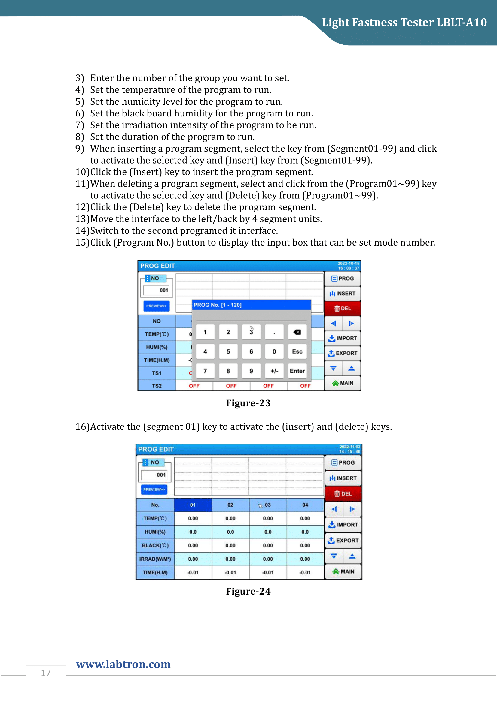 Light Fastness Tester LBLT-A10 Manual