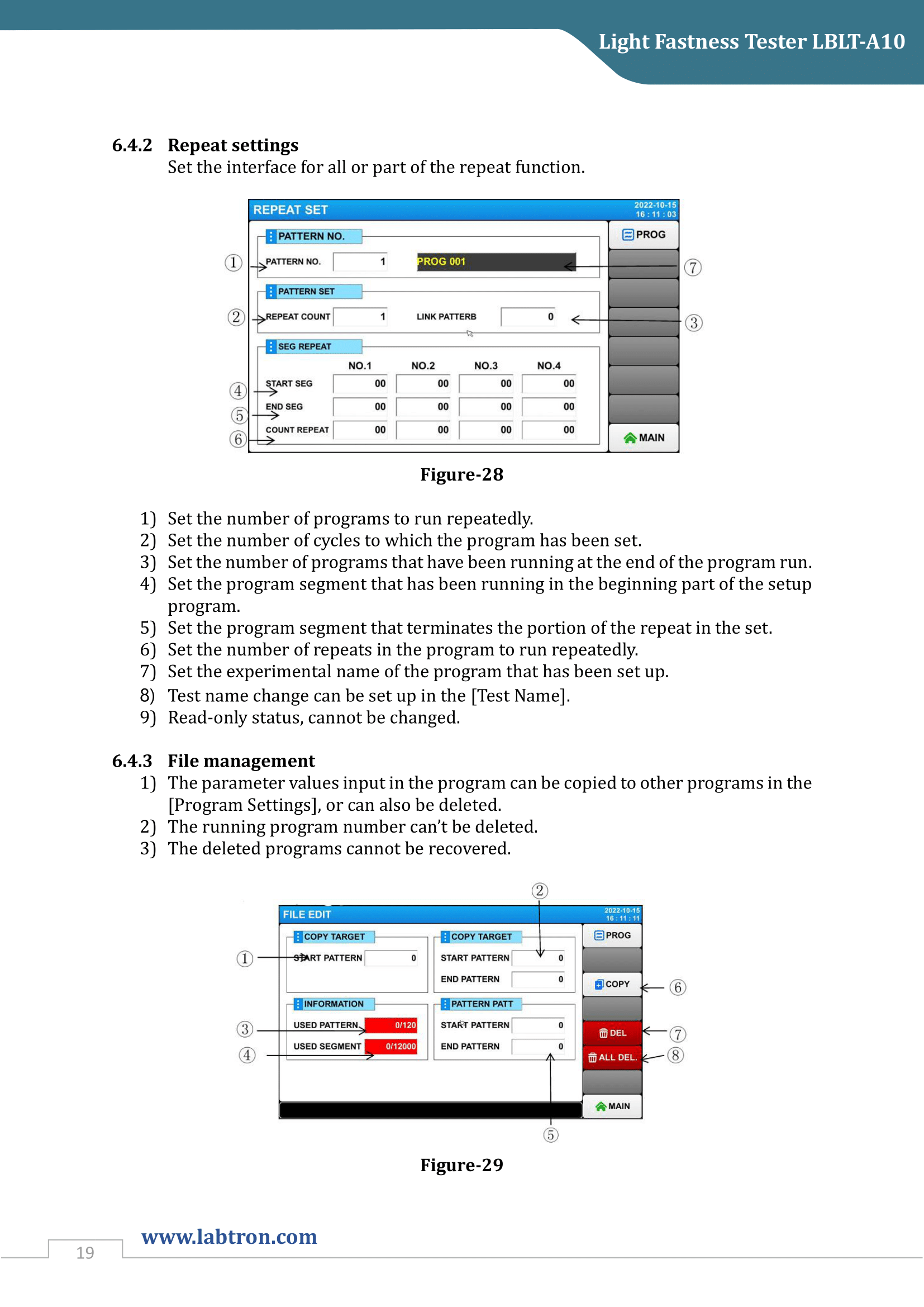 Light Fastness Tester LBLT-A10 Manual