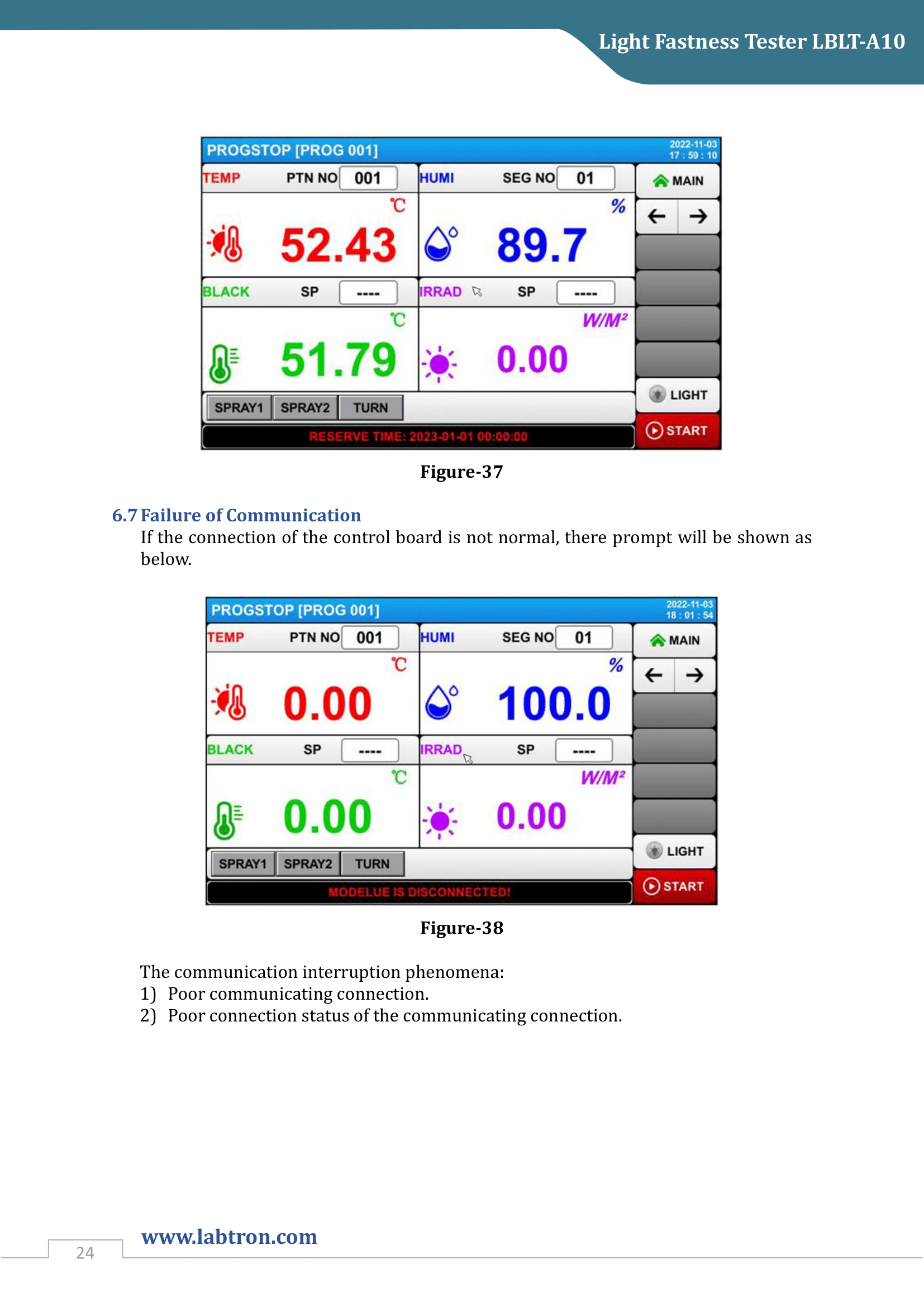 Light Fastness Tester LBLT-A10 Manual