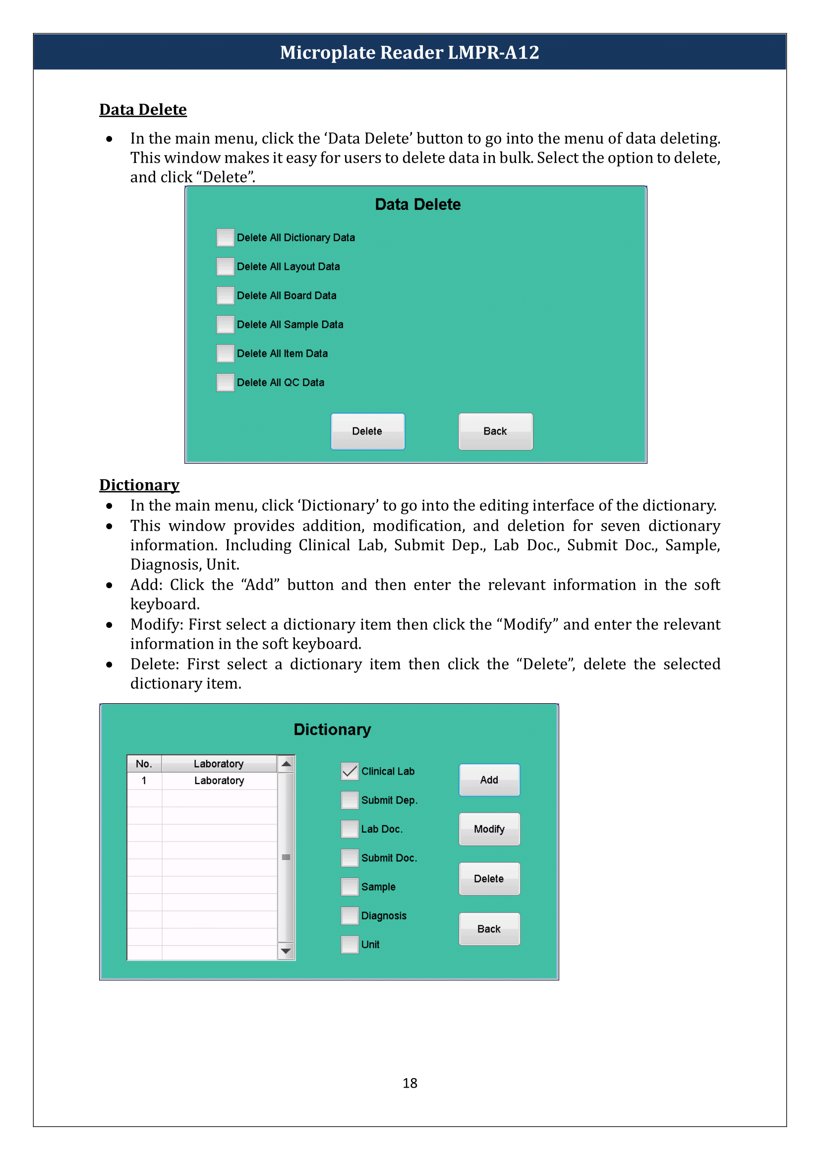 Microplate Reader LMPR-A12 Manual