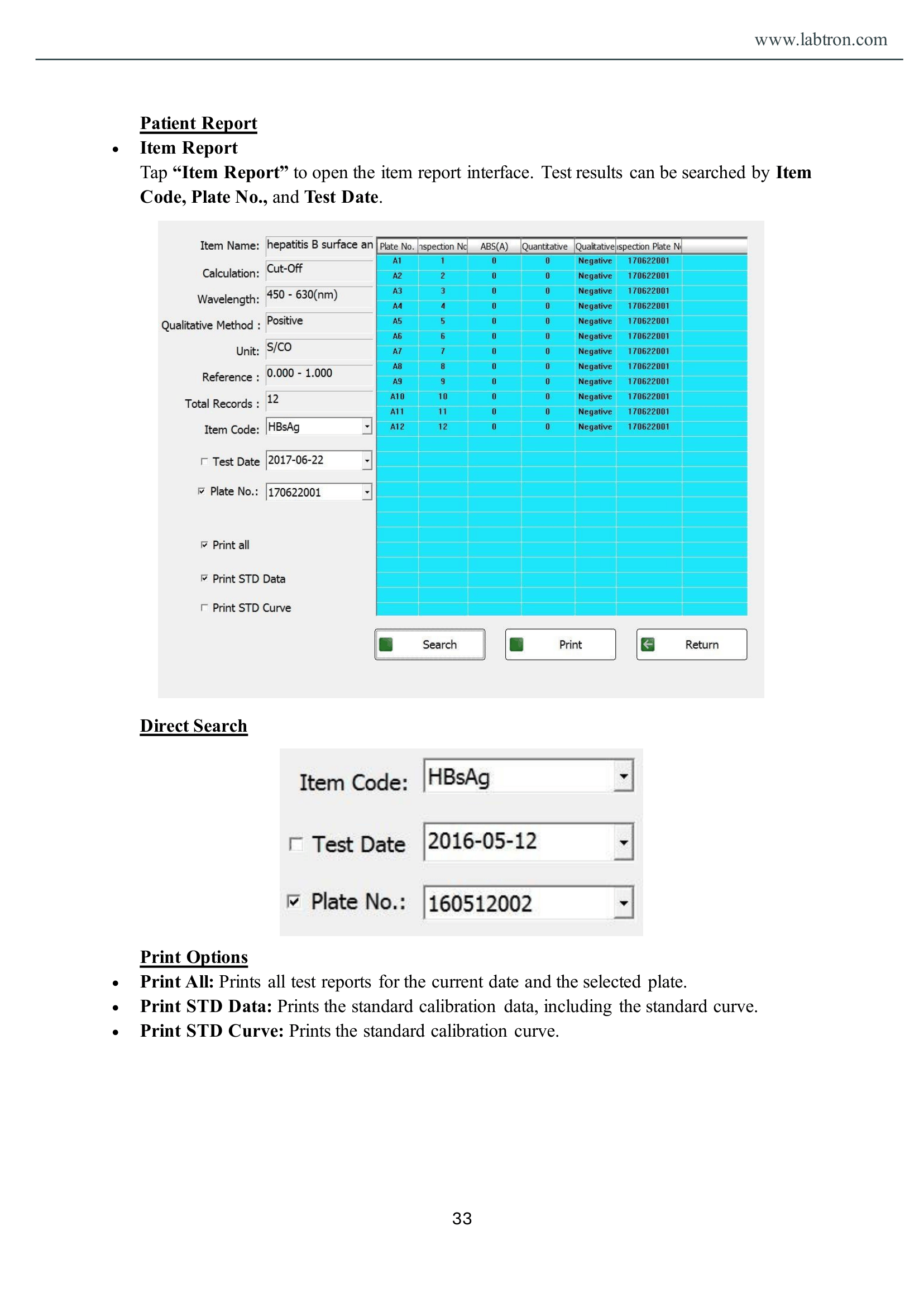Microplate Reader LMPR-A20 Manual