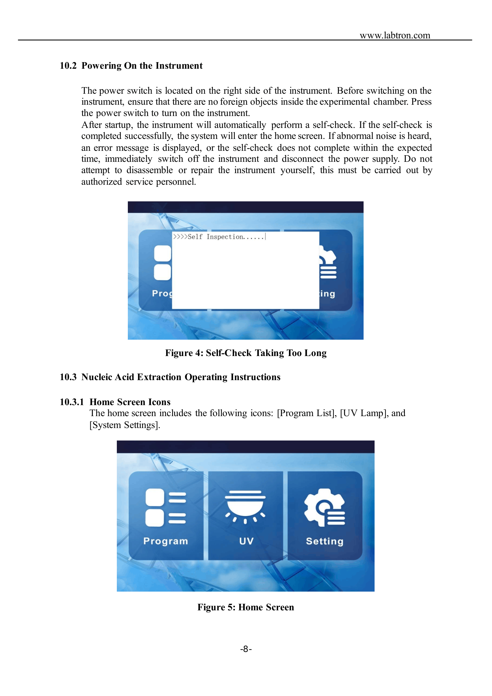 Nucleic Acid Extraction System LNES-A10 Manual