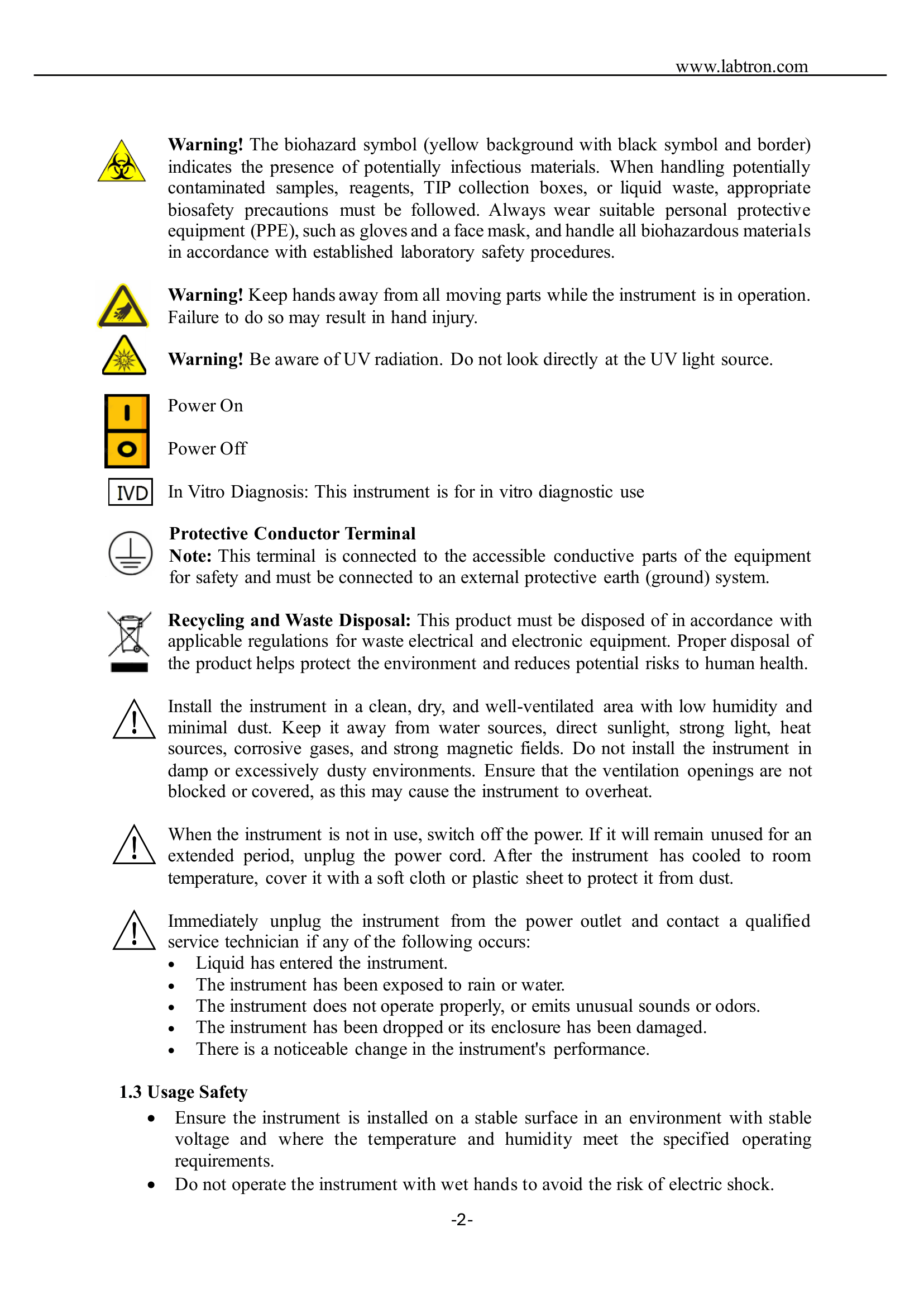 Nucleic Acid Extraction System LNES-A10 Manual