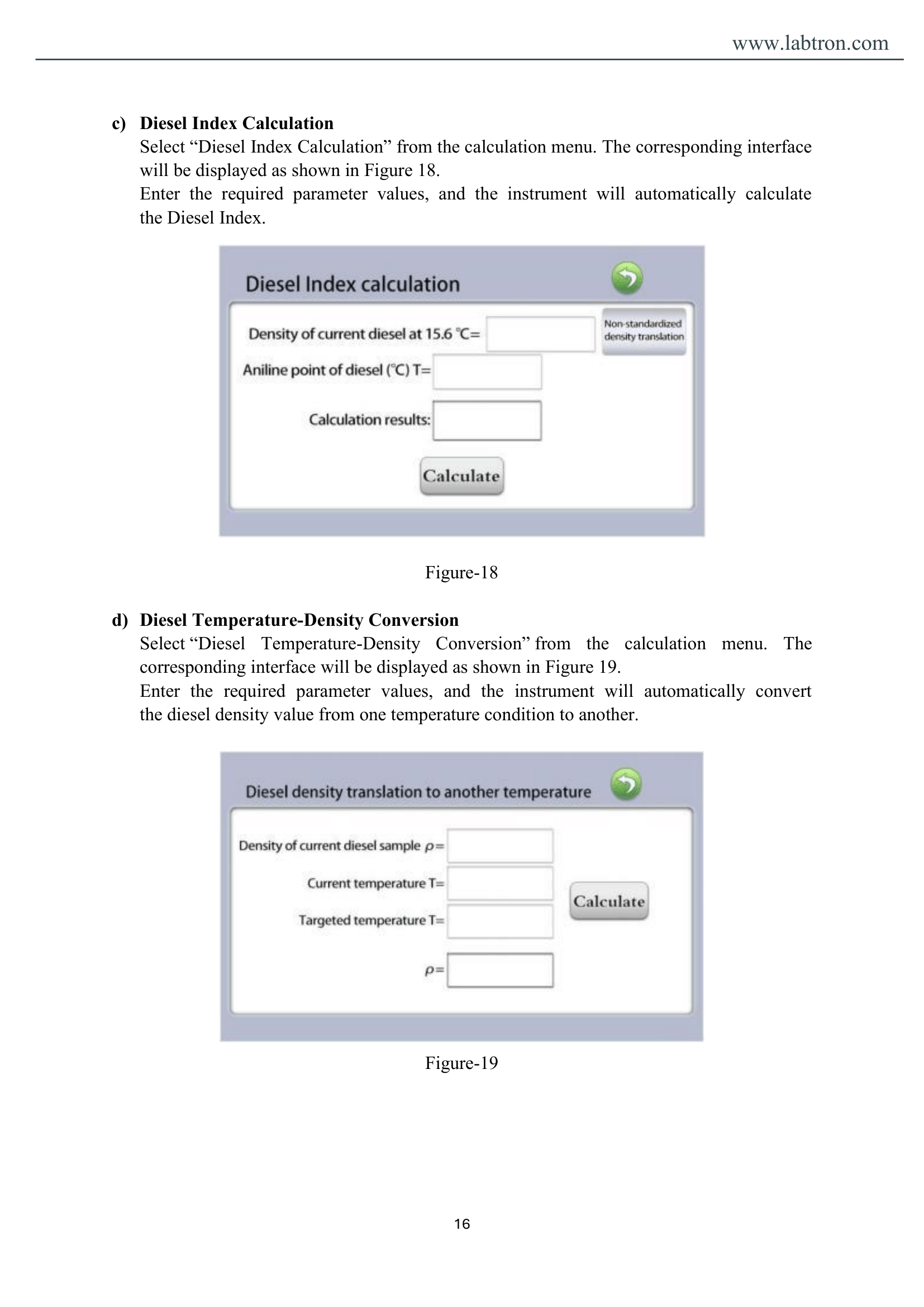 Octane & Cetane Analyzer LOCT-A10 Manual