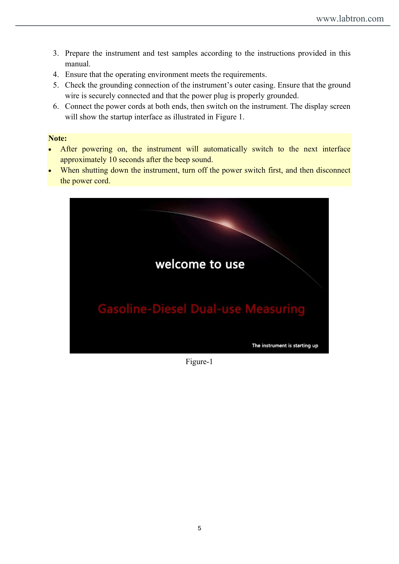 Octane & Cetane Analyzer LOCT-A10 Manual
