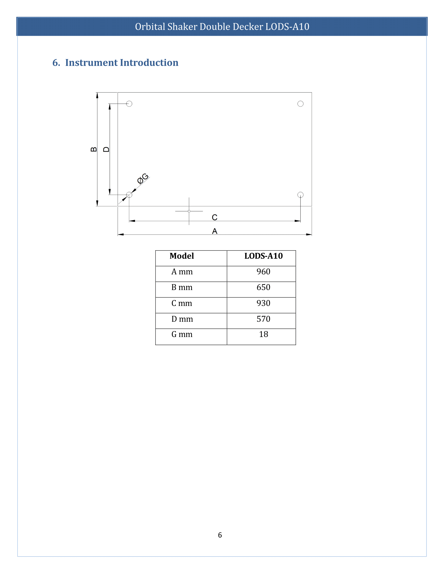 Orbital Shaker Double Decker LODS-A10 Manual