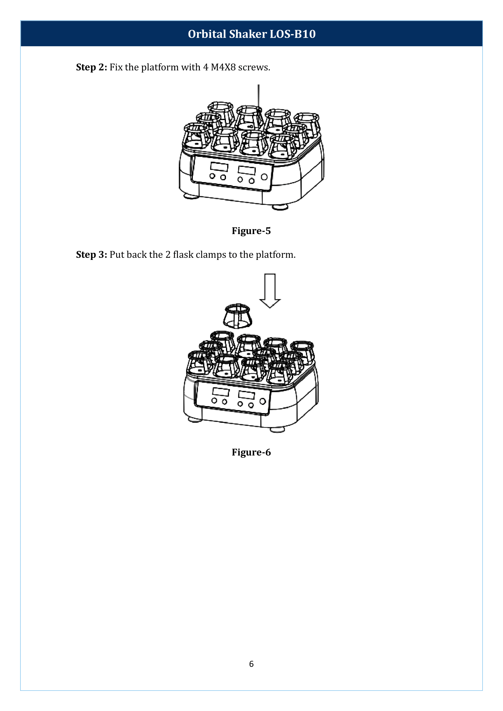 Orbital Shaker LOS-B10 Manual