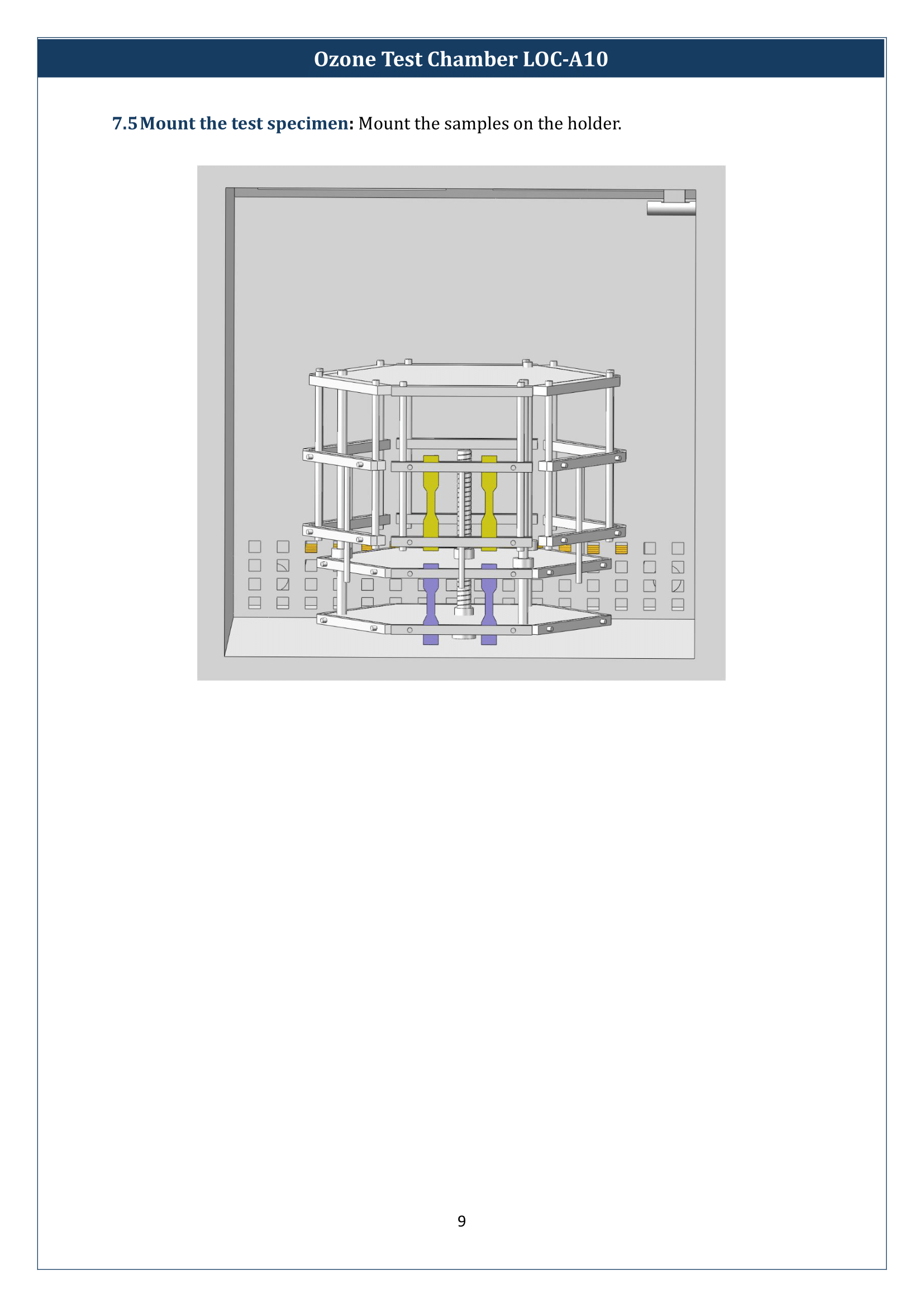 Ozone Test Chamber LOC-A10 Manual