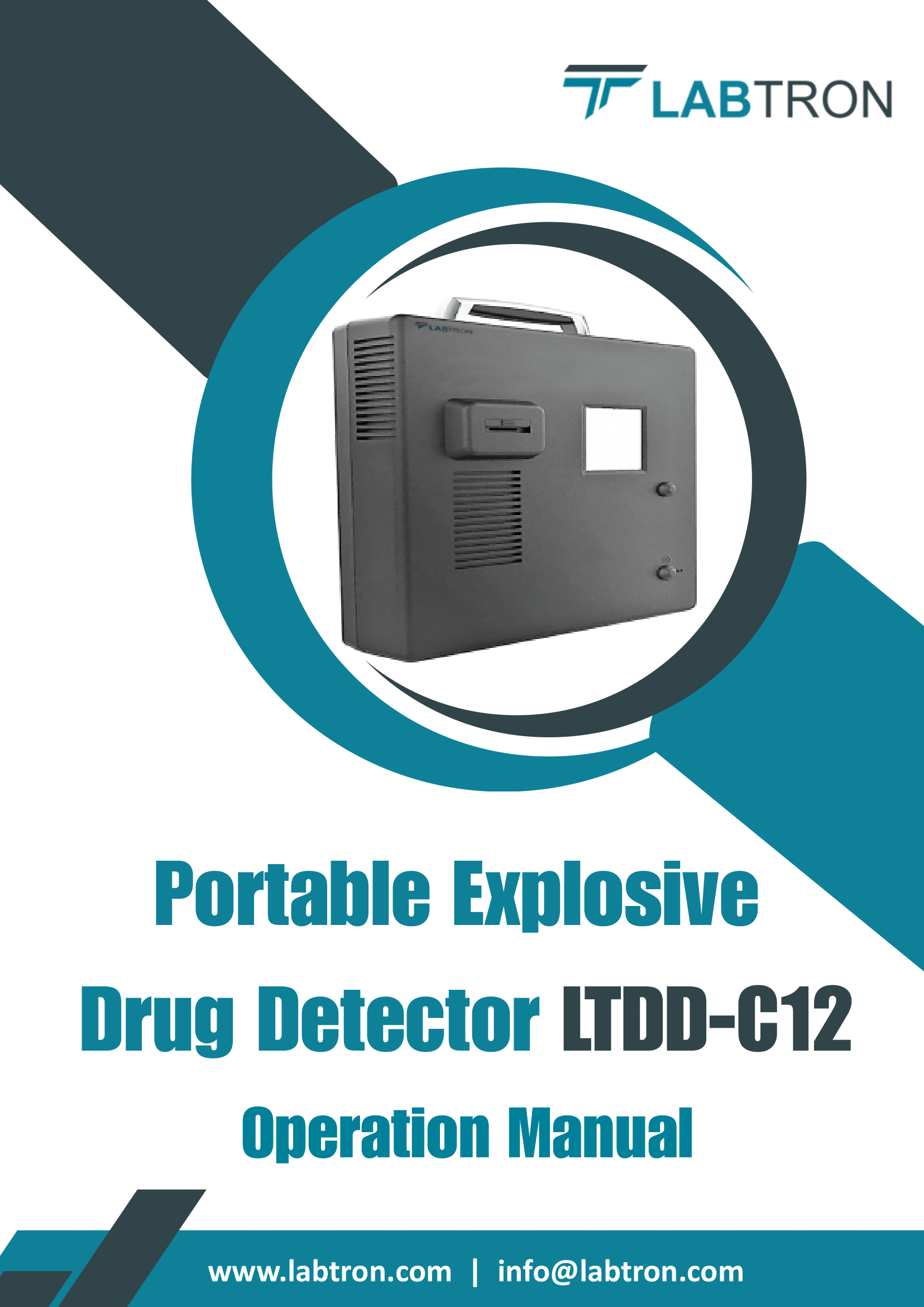 Portable Explosive Drug Detector LTDD-C12 Manual