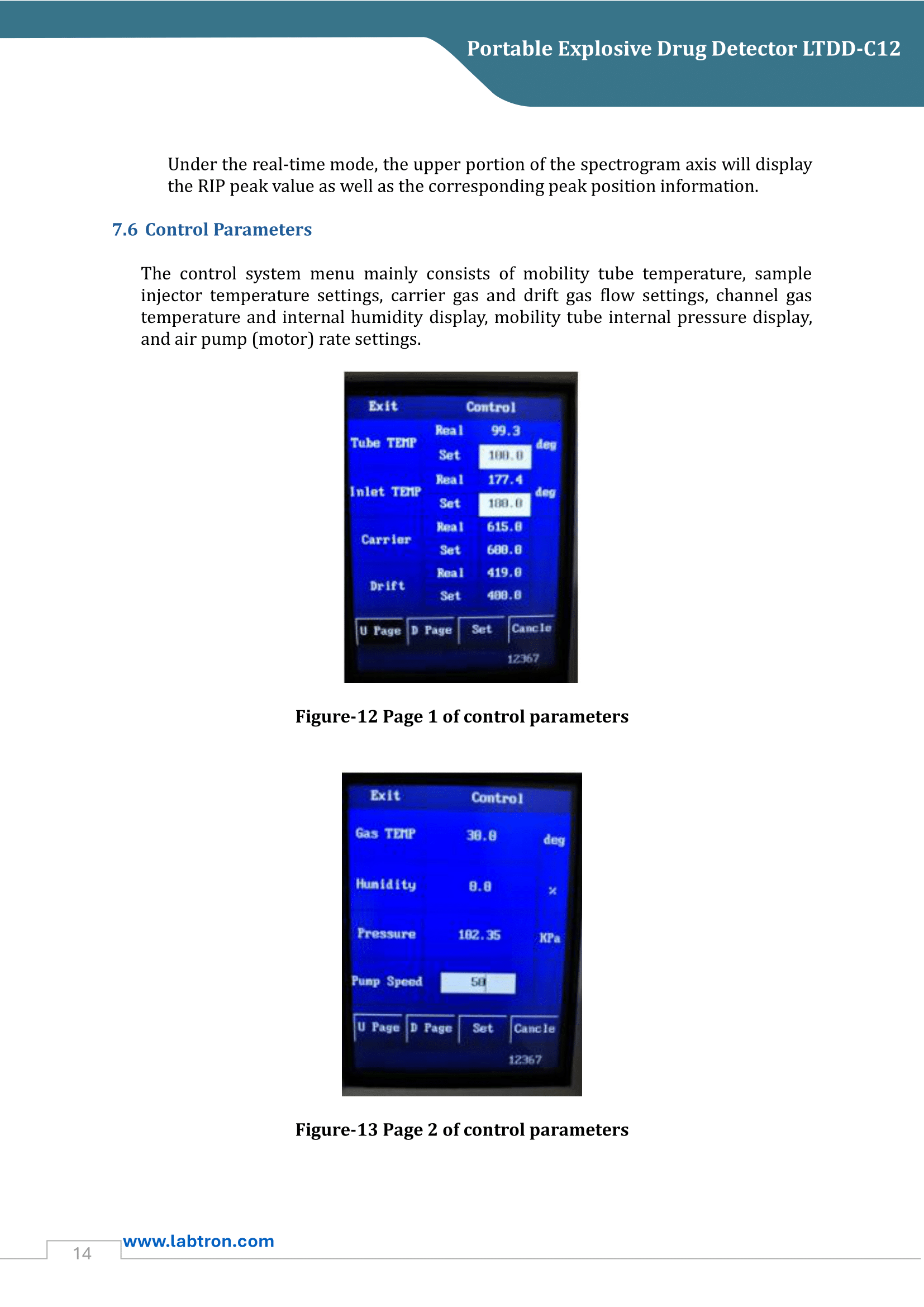 Portable Explosive Drug Detector LTDD-C12 Manual