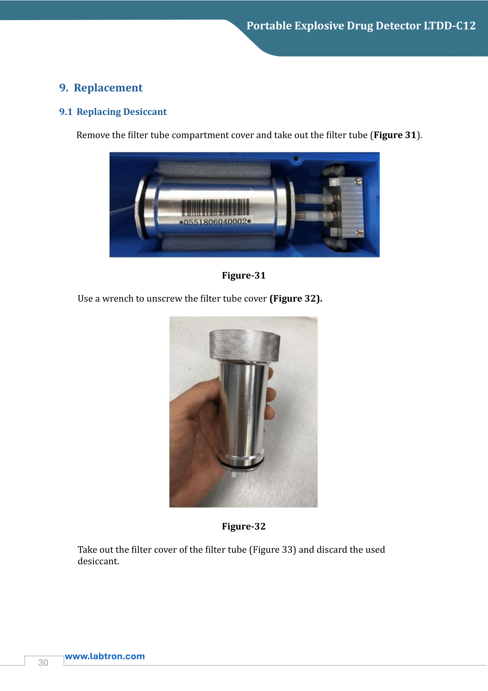 Portable Explosive Drug Detector LTDD-C12 Manual