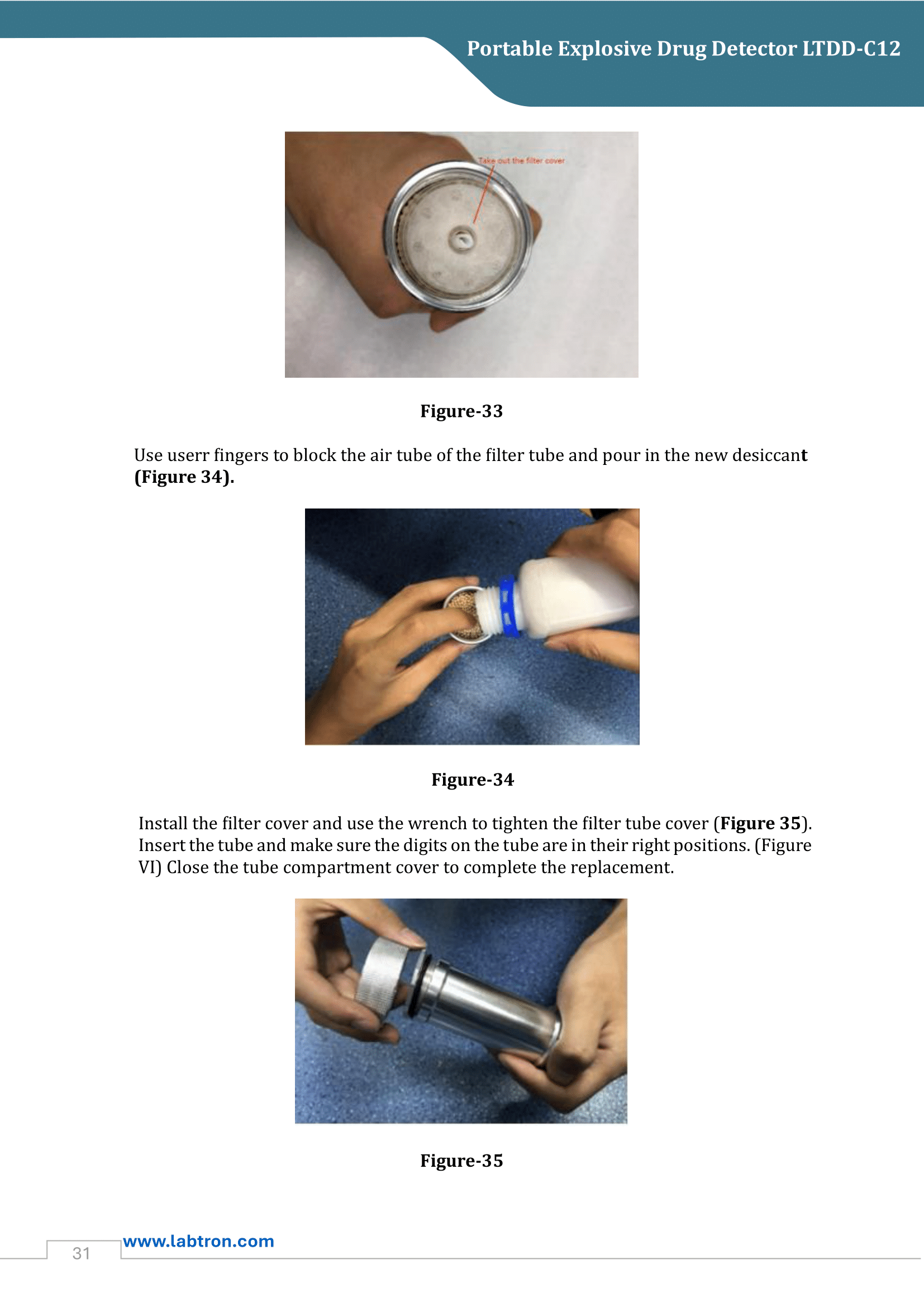 Portable Explosive Drug Detector LTDD-C12 Manual