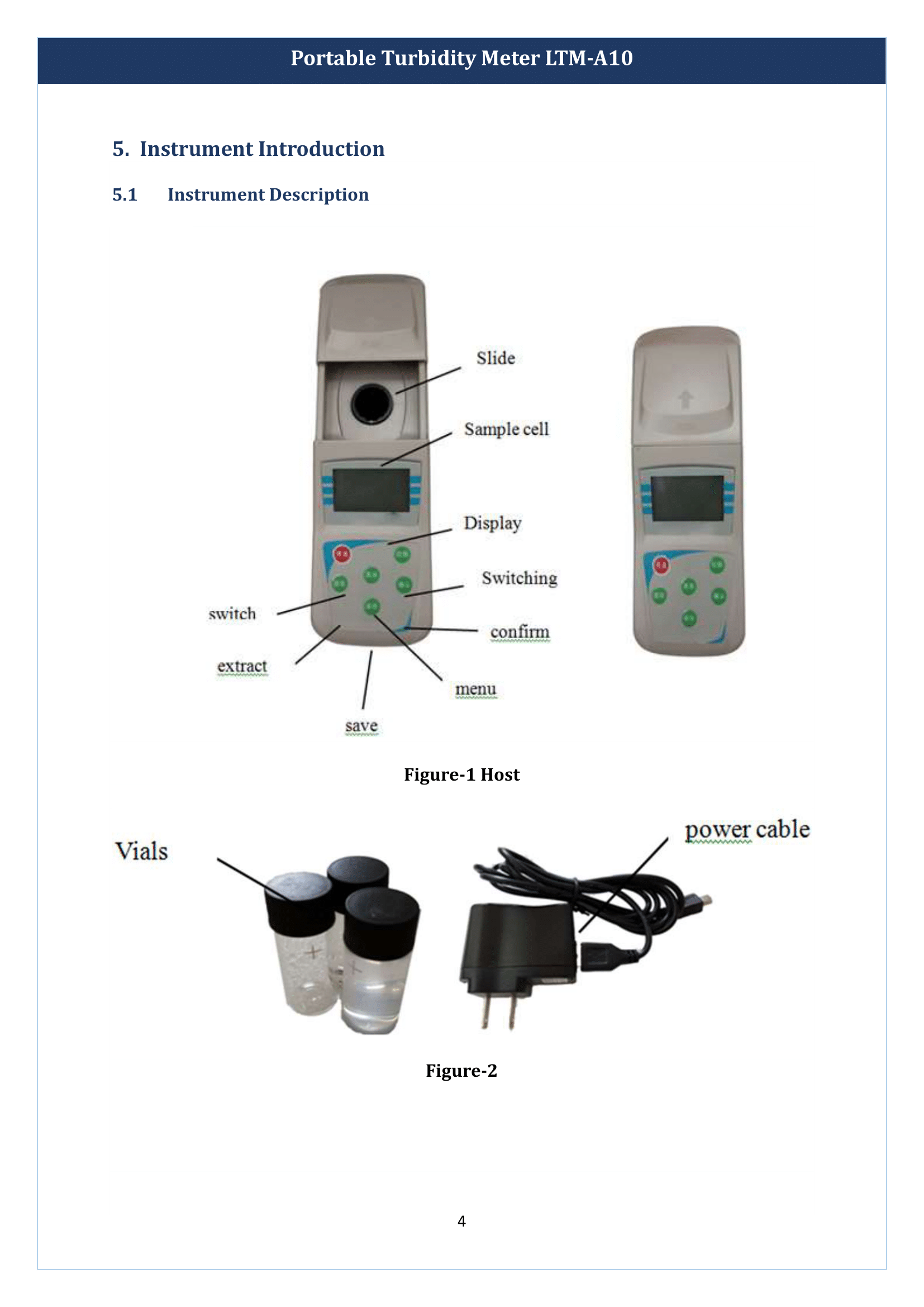 Portable Turbidity Meter LTM-A10 Manual