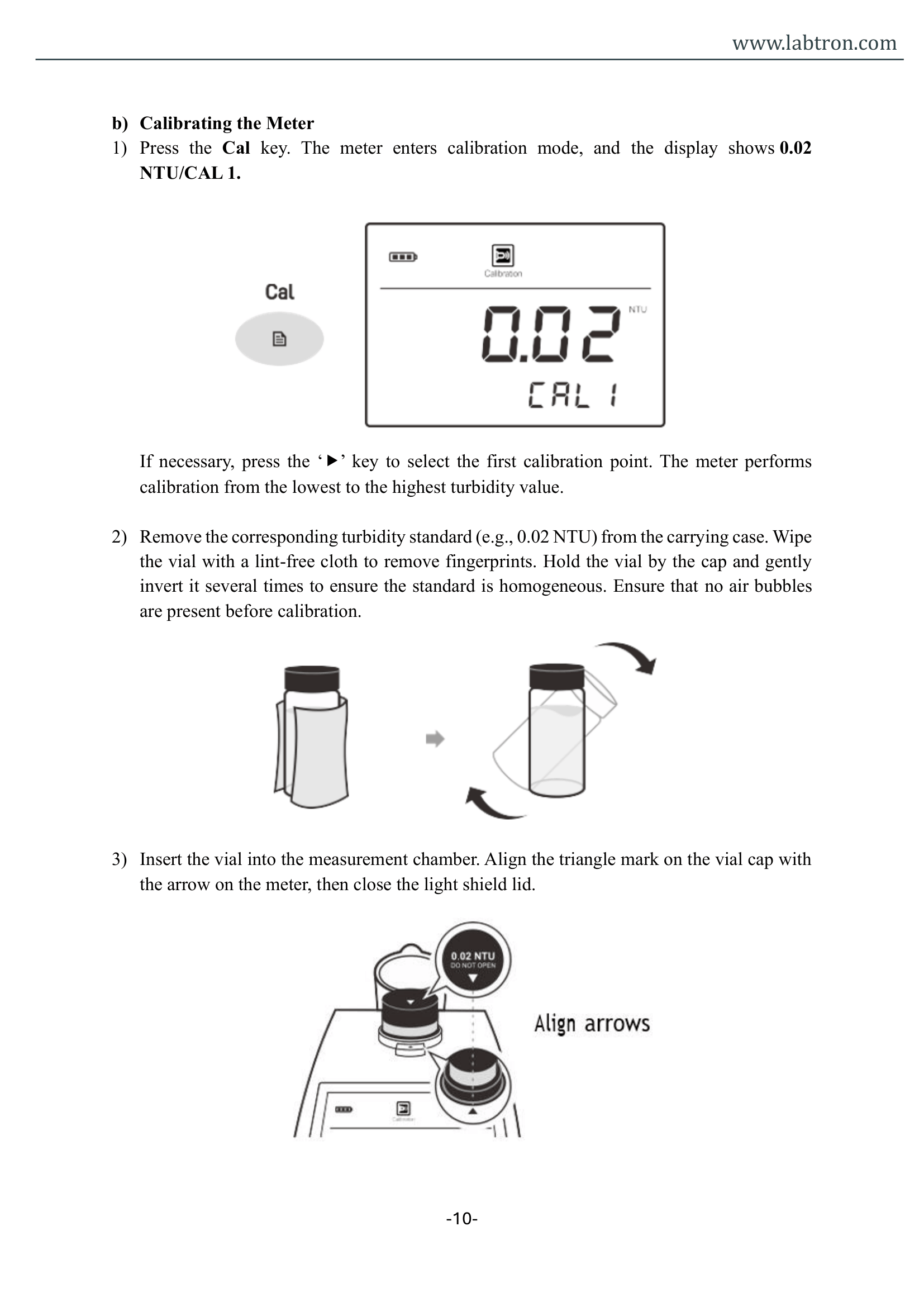 Portable Turbidity Meter LTM-A18 Manual