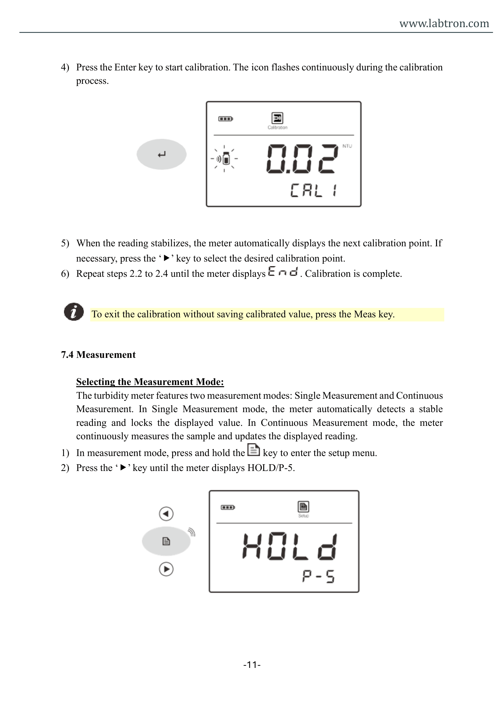 Portable Turbidity Meter LTM-A18 Manual
