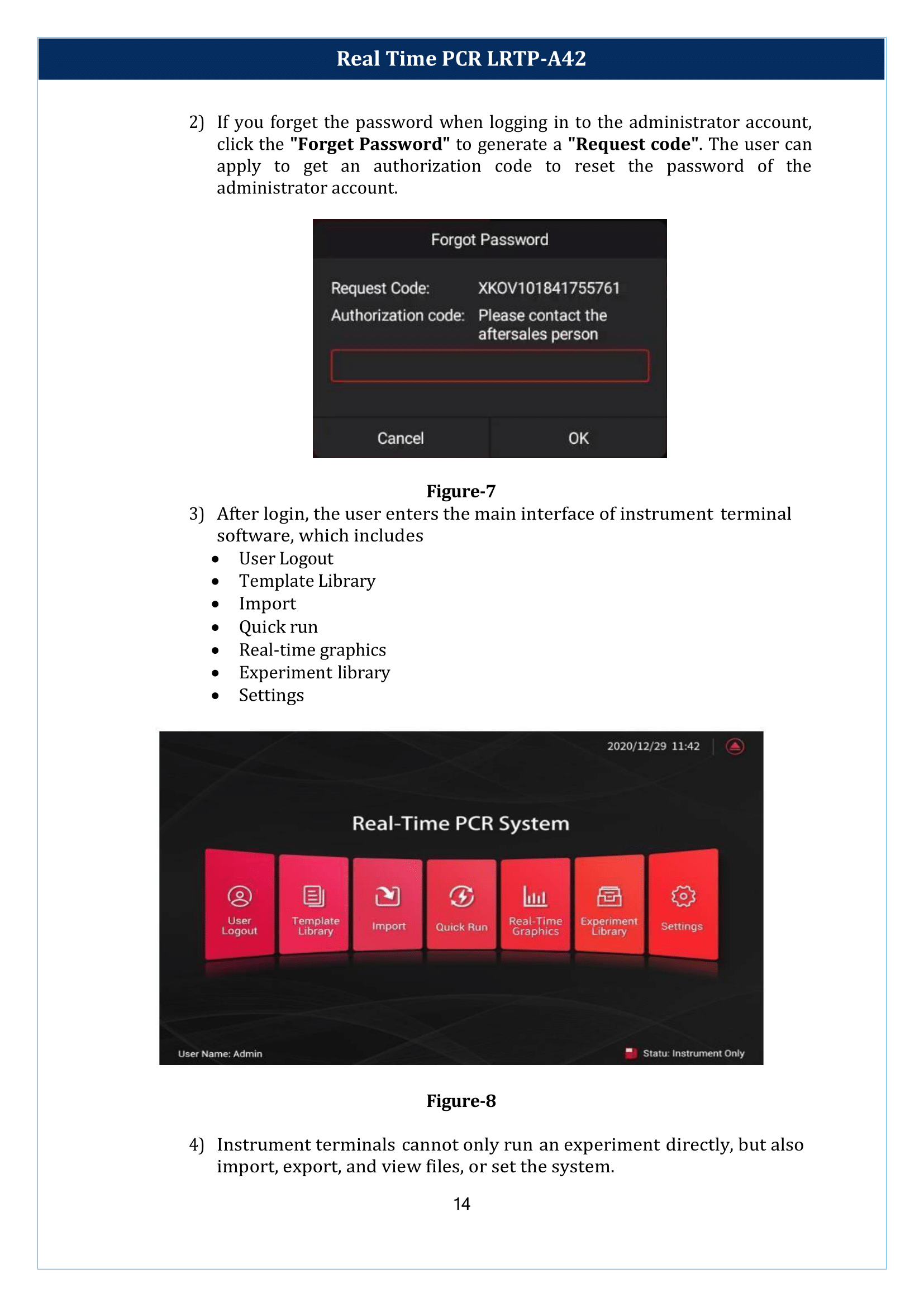 Real Time PCR LRTP-A42 Manual
