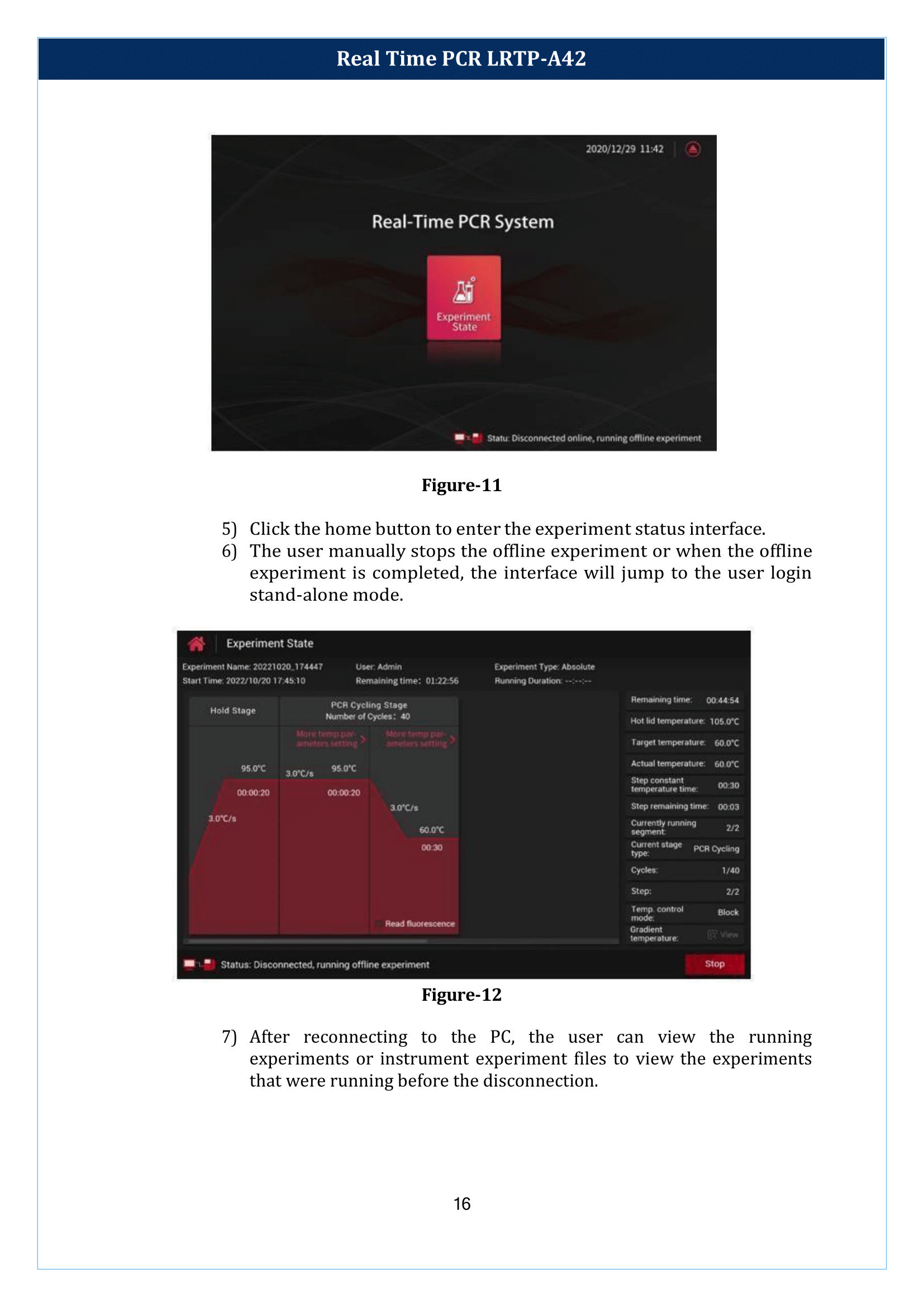 Real Time PCR LRTP-A42 Manual
