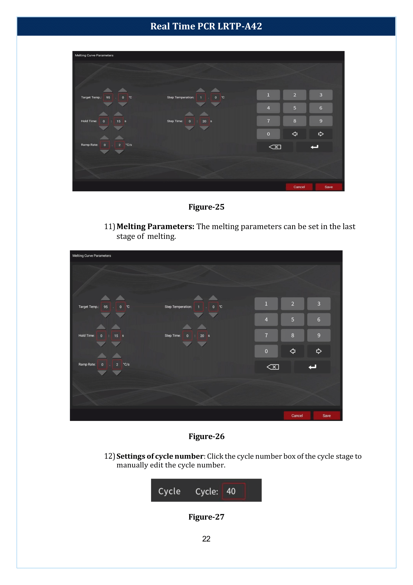 Real Time PCR LRTP-A42 Manual