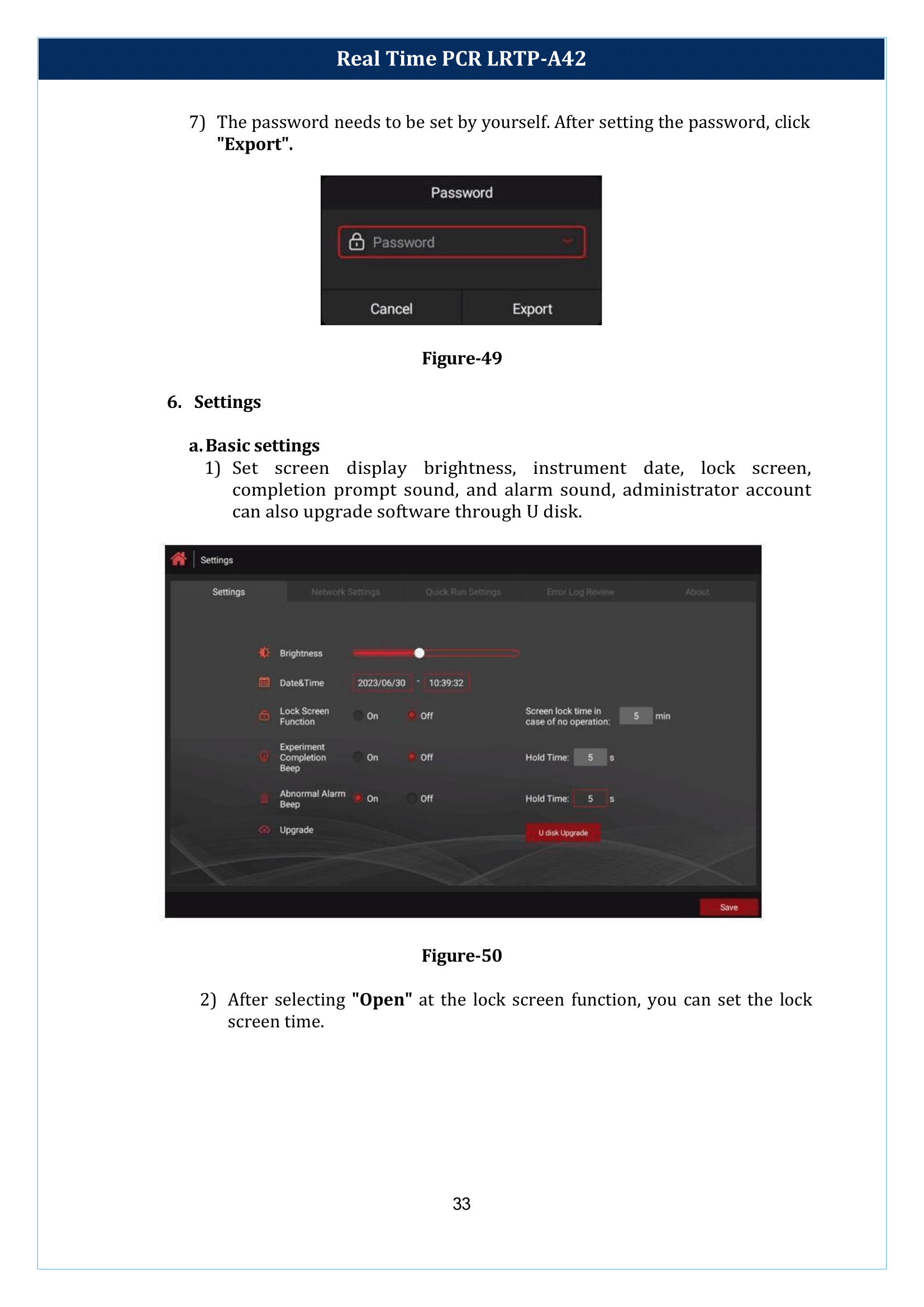 Real Time PCR LRTP-A42 Manual