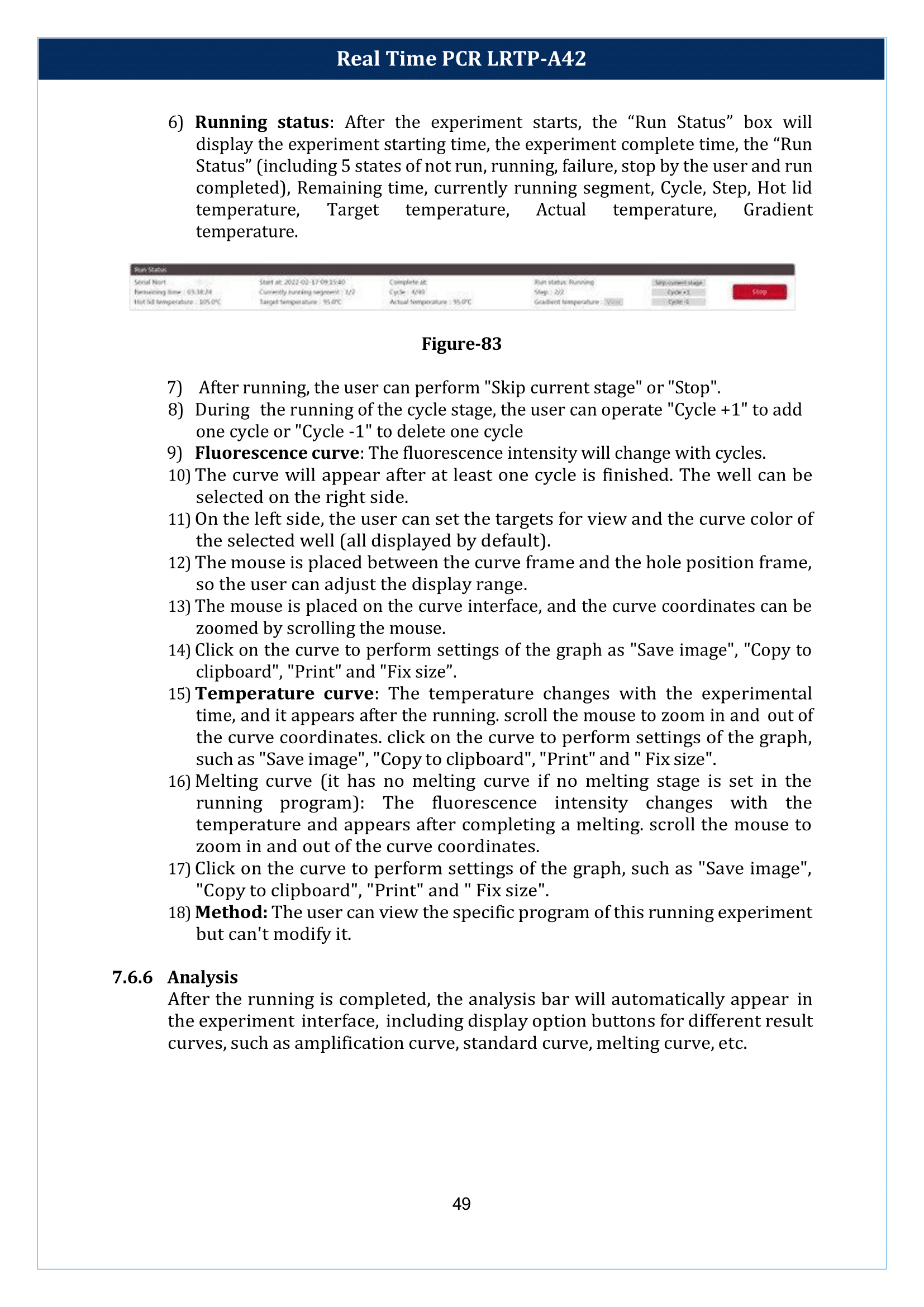 Real Time PCR LRTP-A42 Manual