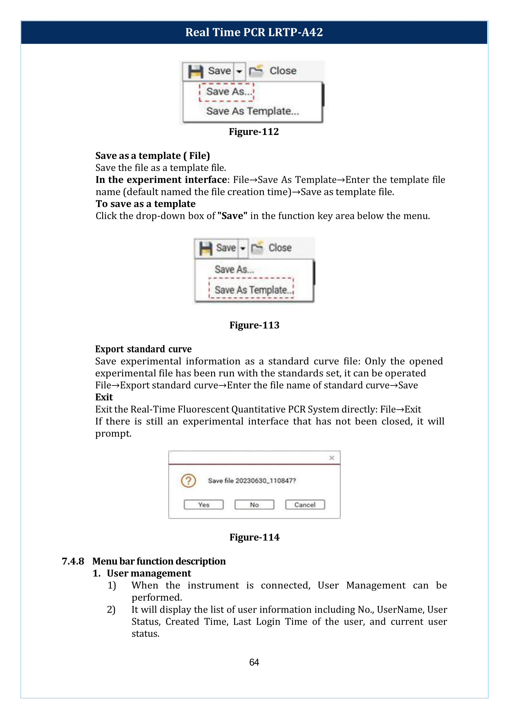 Real Time PCR LRTP-A42 Manual