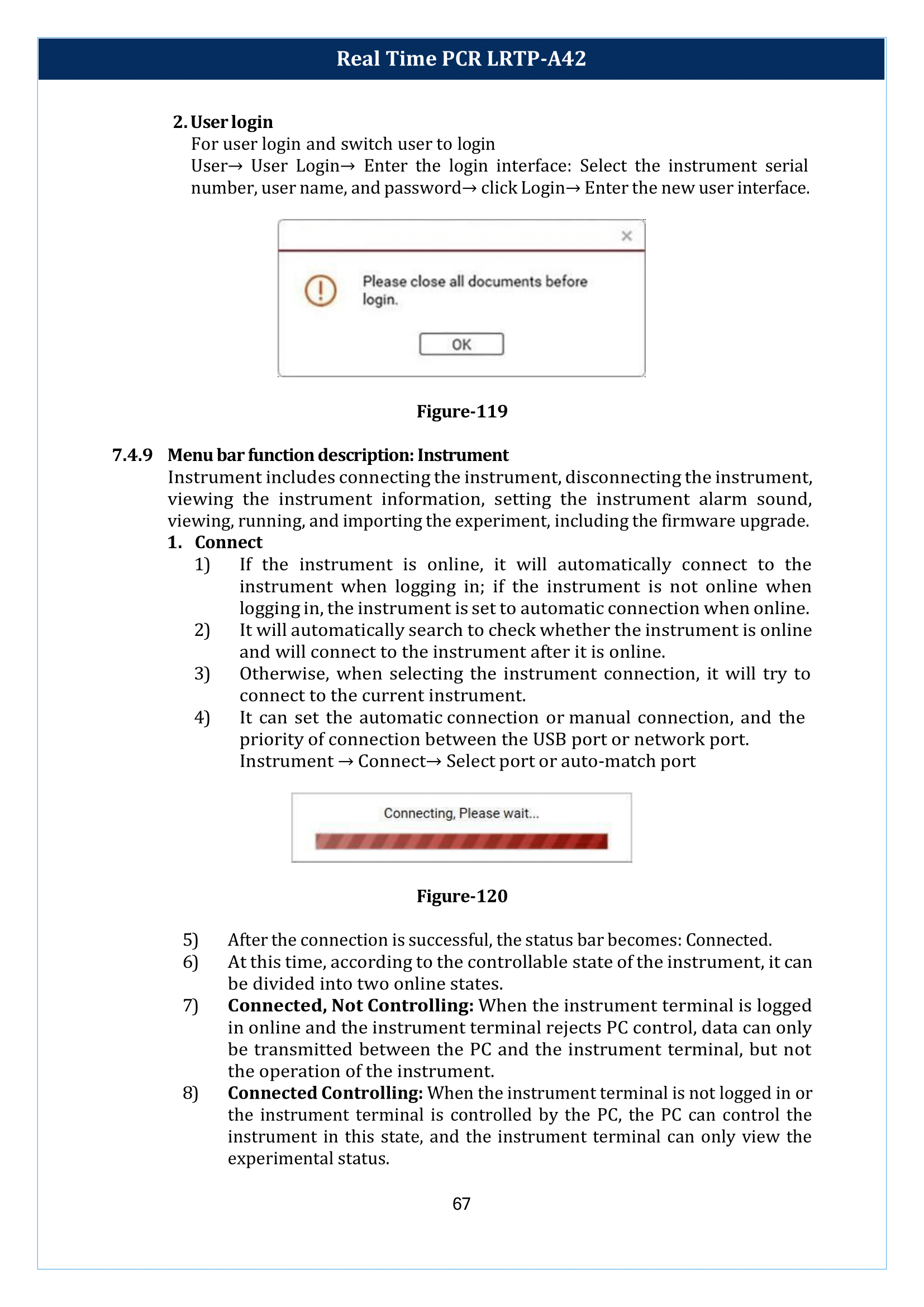 Real Time PCR LRTP-A42 Manual