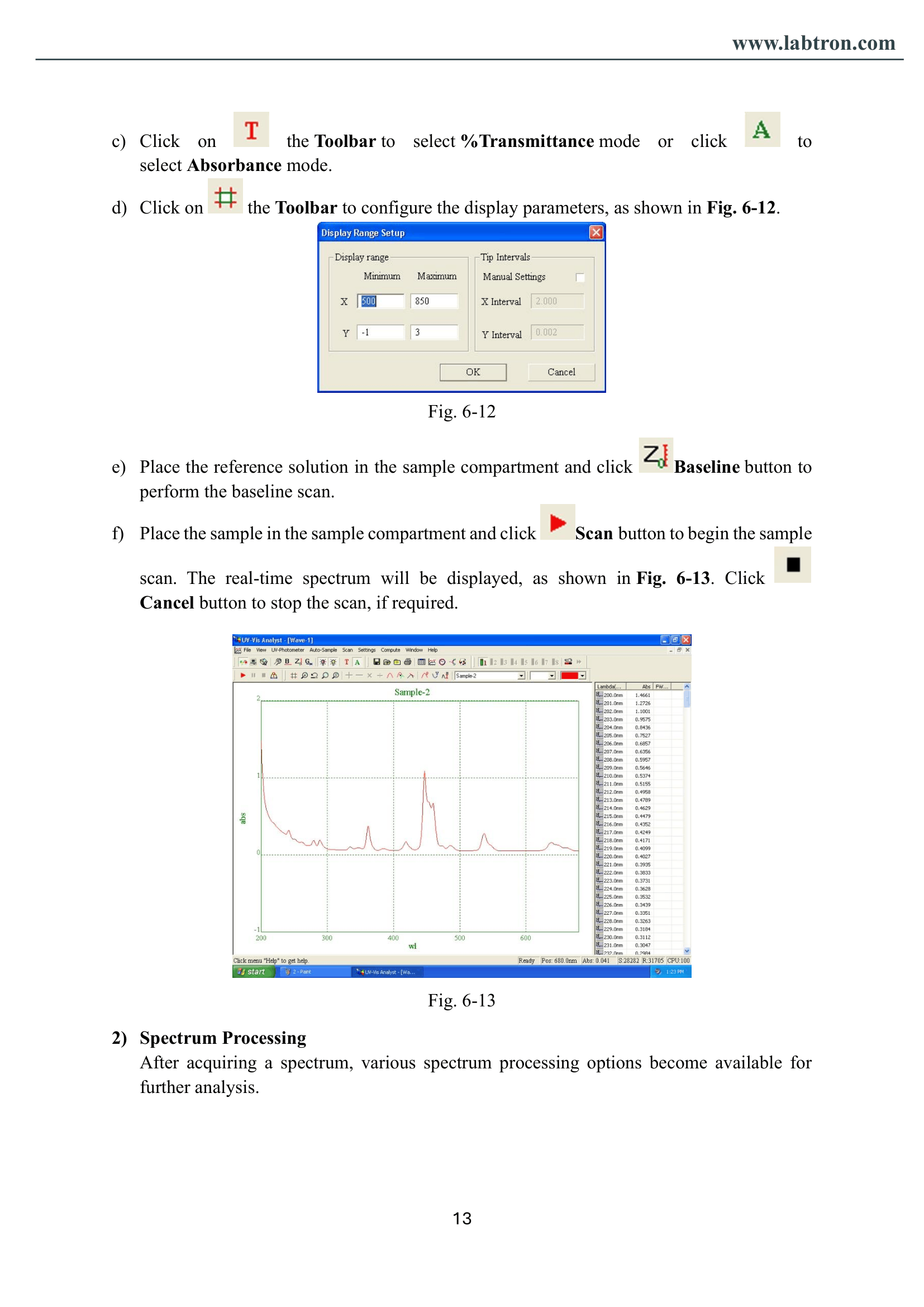 Single Beam UV-Visible Spectrophotometer LUS-A10 Manual